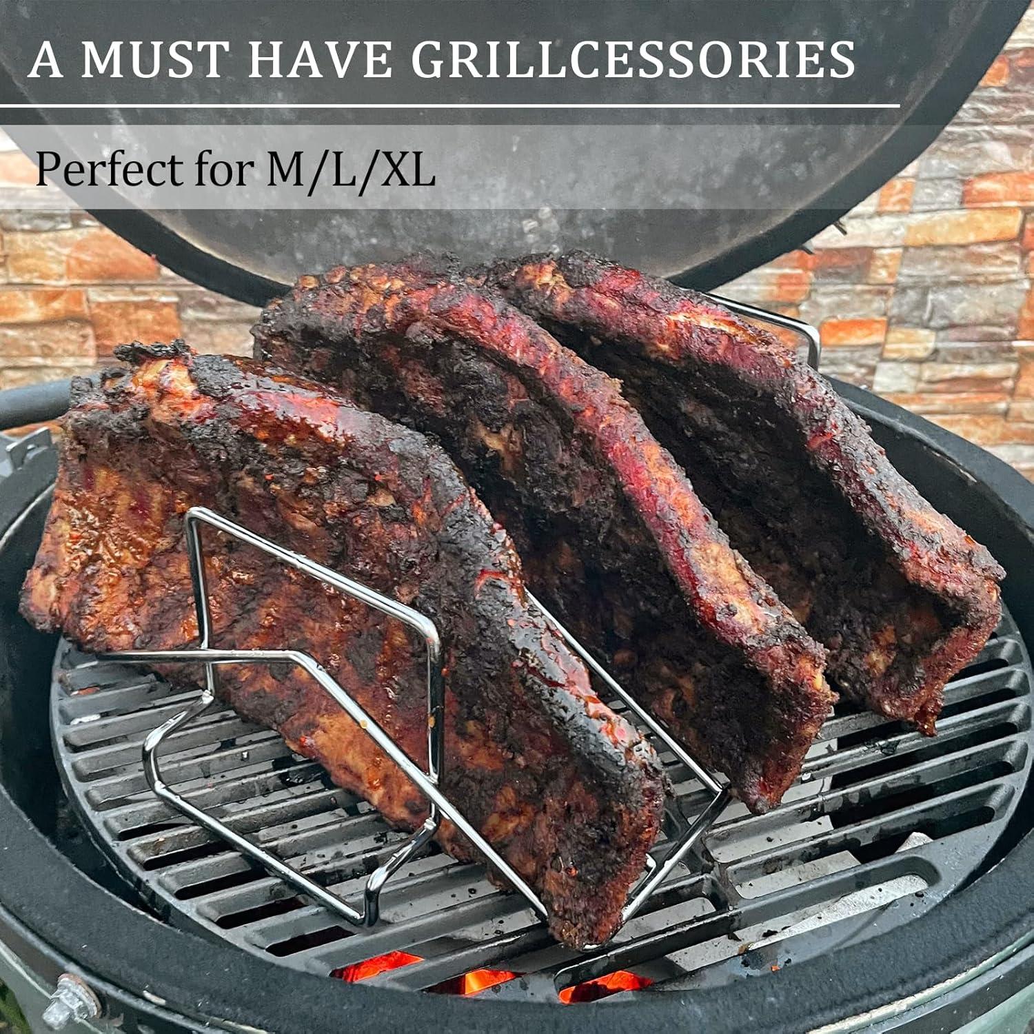 Soporte para Asar Pavo y Costillas KAMaster Acero Inoxidable