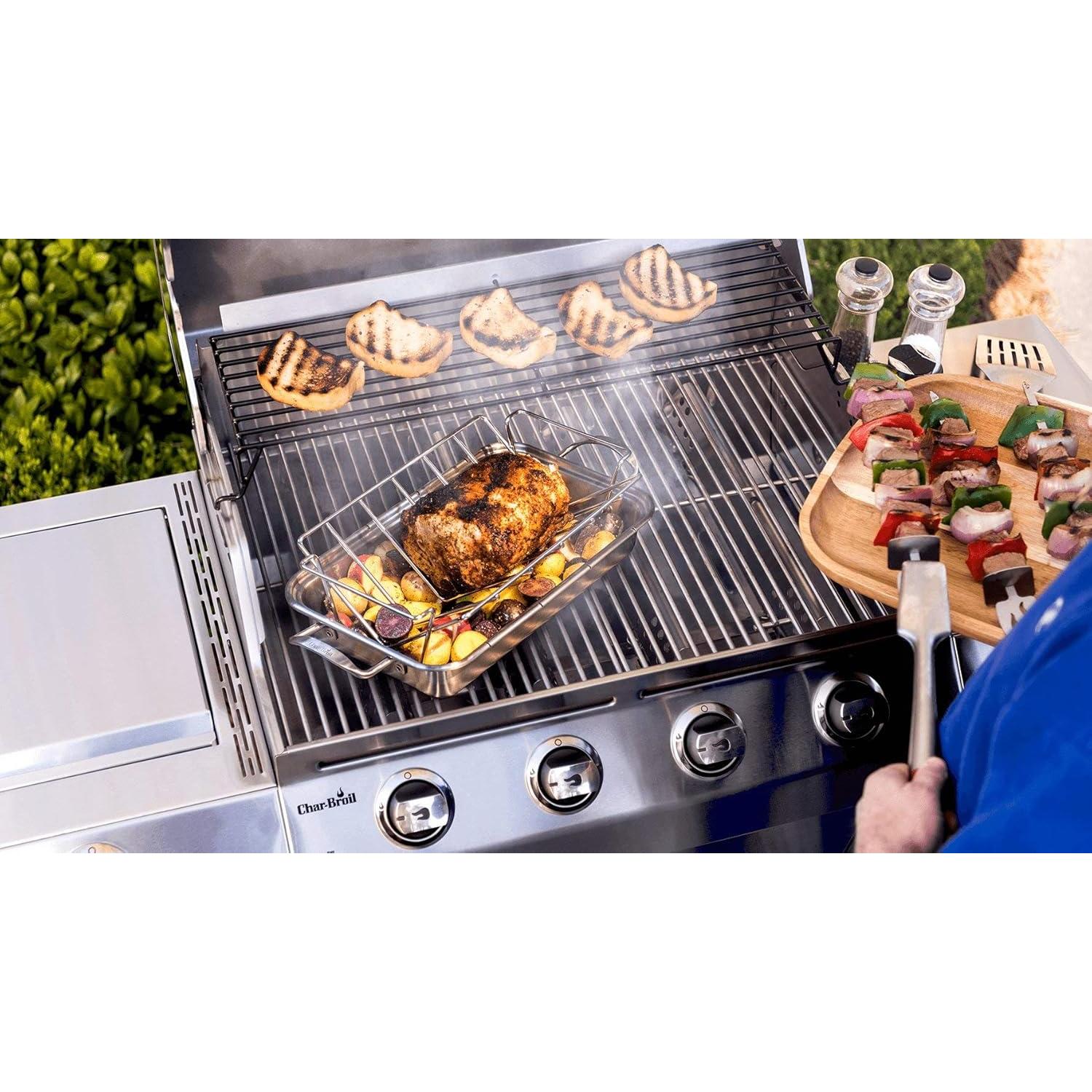 Soporte para Asar Pavo y Costillas KAMaster Acero Inoxidable