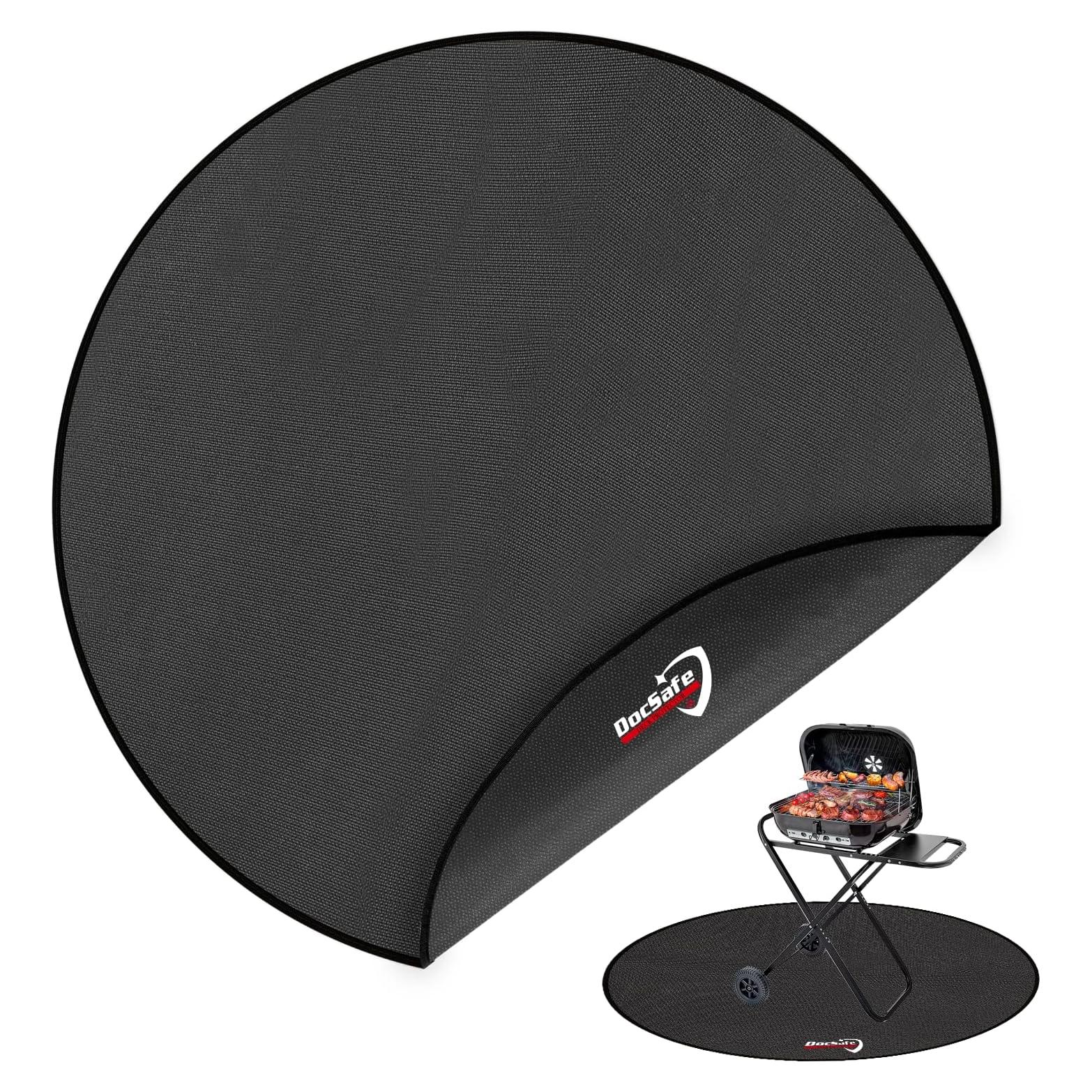 Alfombrilla Redonda 42" DocSafe Aislante Térmico para Fogatas