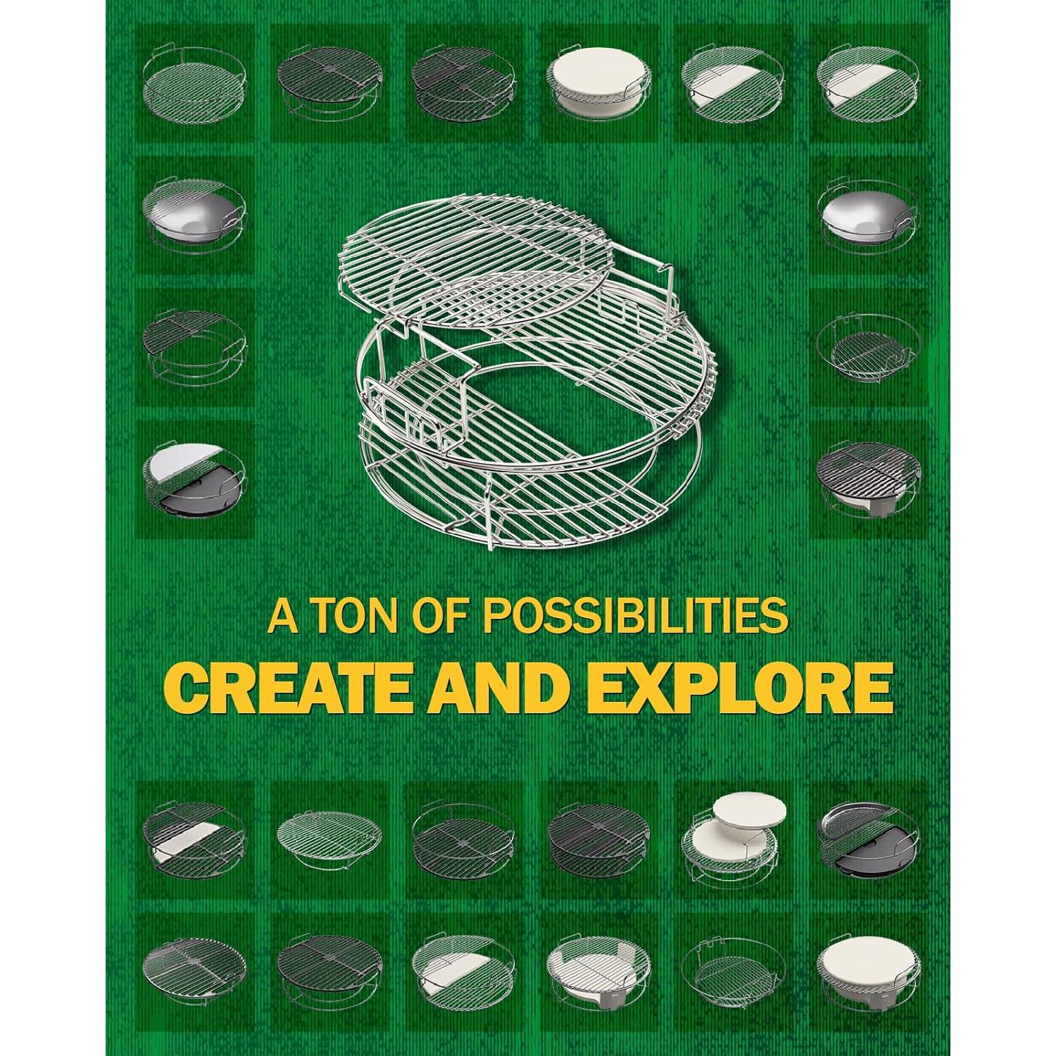 Kit EGGspander 5 Piezas Bonpaz para Parrilla Kamado 49cm