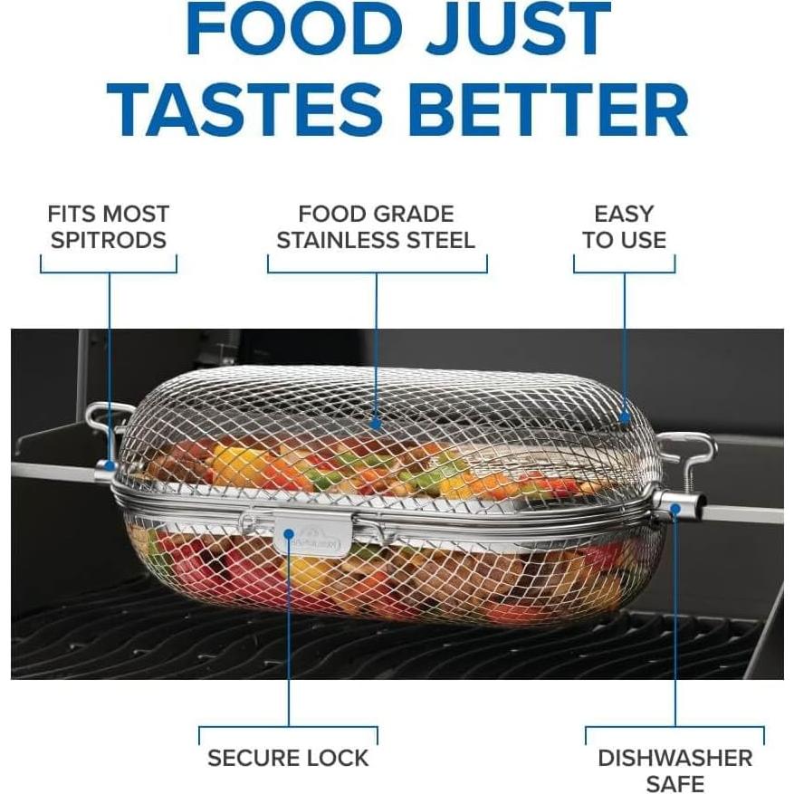 Cesta de Asador Napoleon 64000, Acero Inoxidable, 2.04 kg