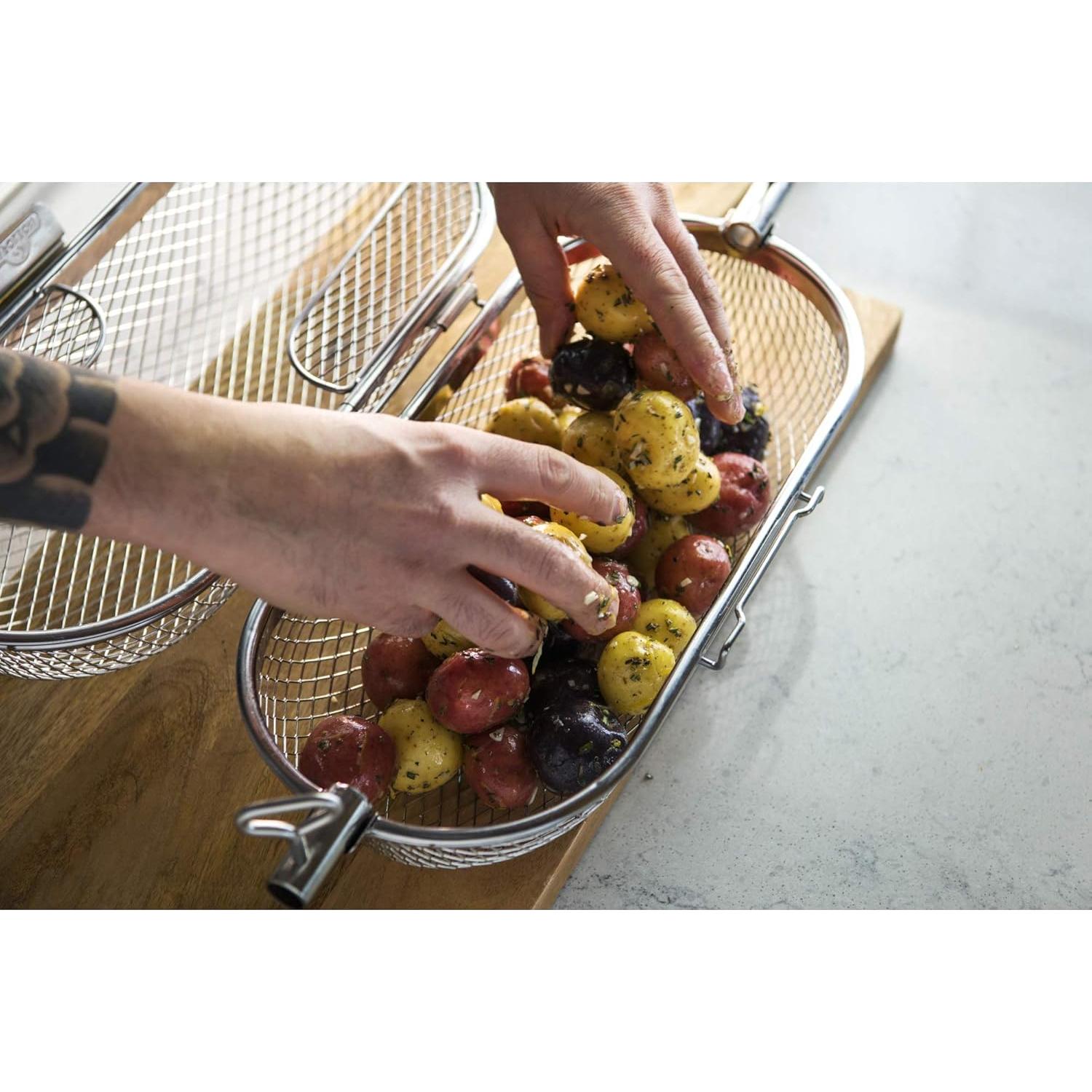 Cesta de Asador Napoleon 64000, Acero Inoxidable, 2.04 kg