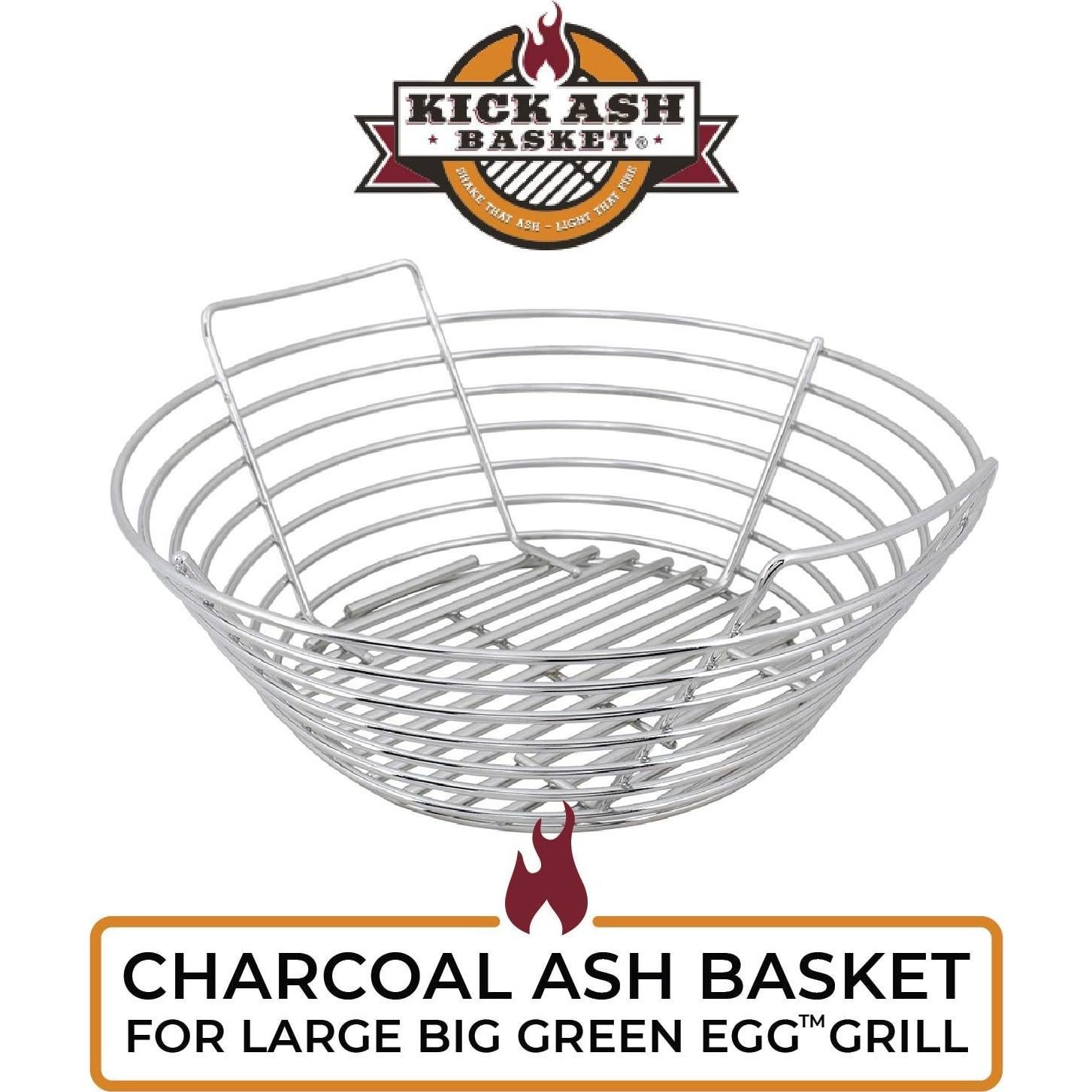 Cesta de Ceniza Grande Kick Ash Acero Inoxidable para Parrilla