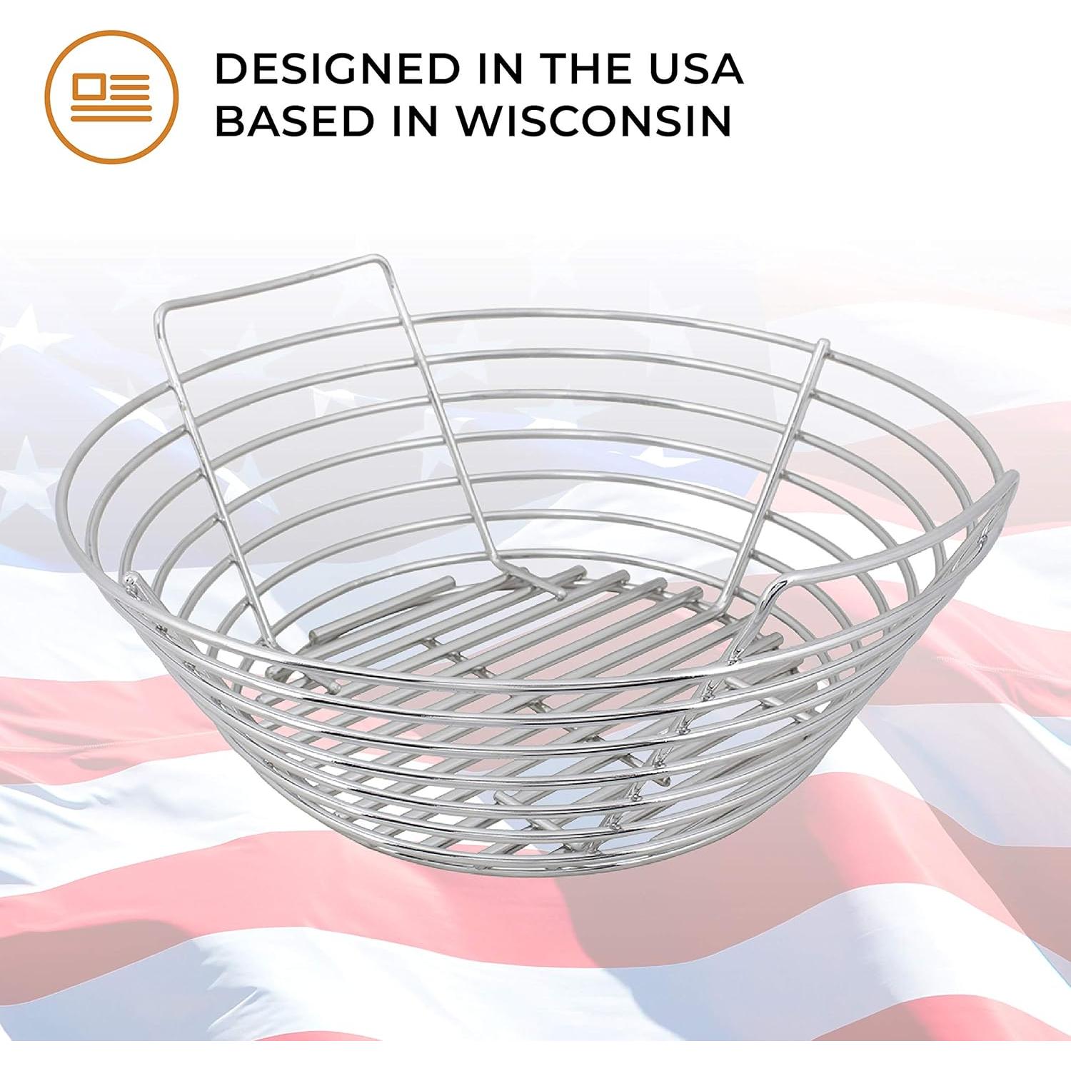 Cesta de Ceniza Grande Kick Ash Acero Inoxidable para Parrilla