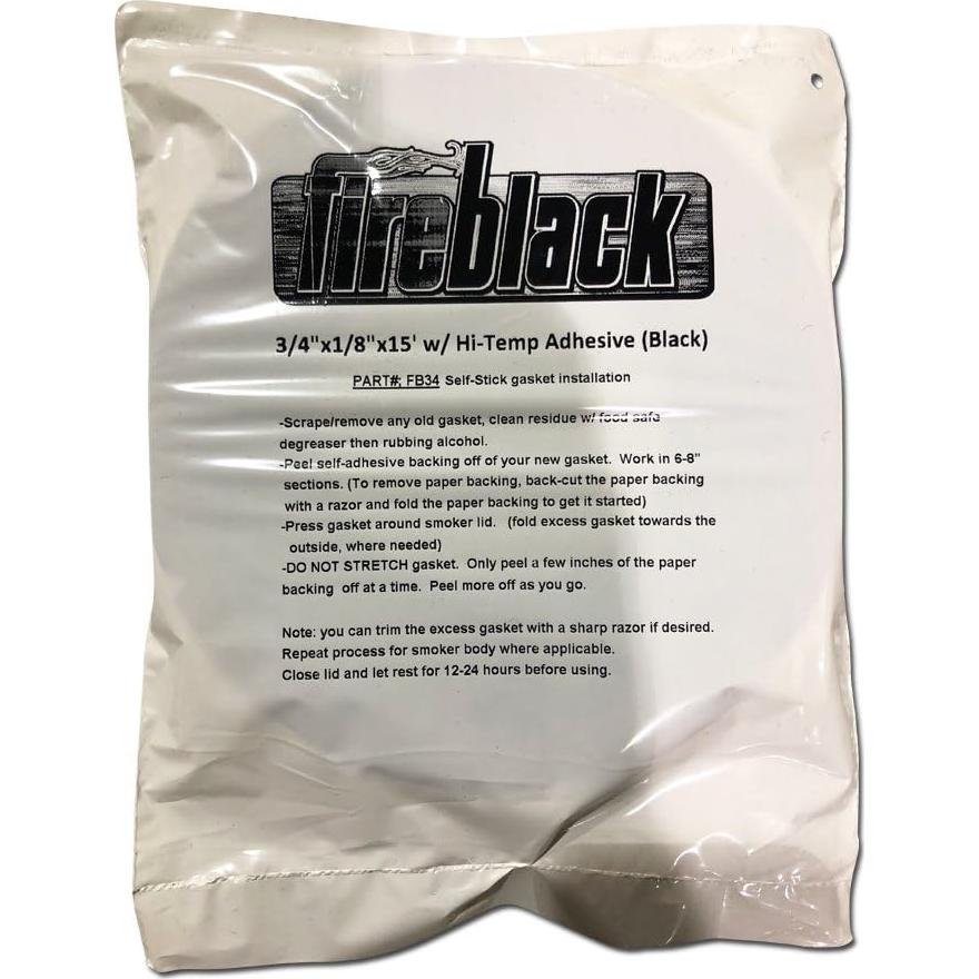 Junta Autoadhesiva FireBlack 34 para Kamado Joe SM y Med