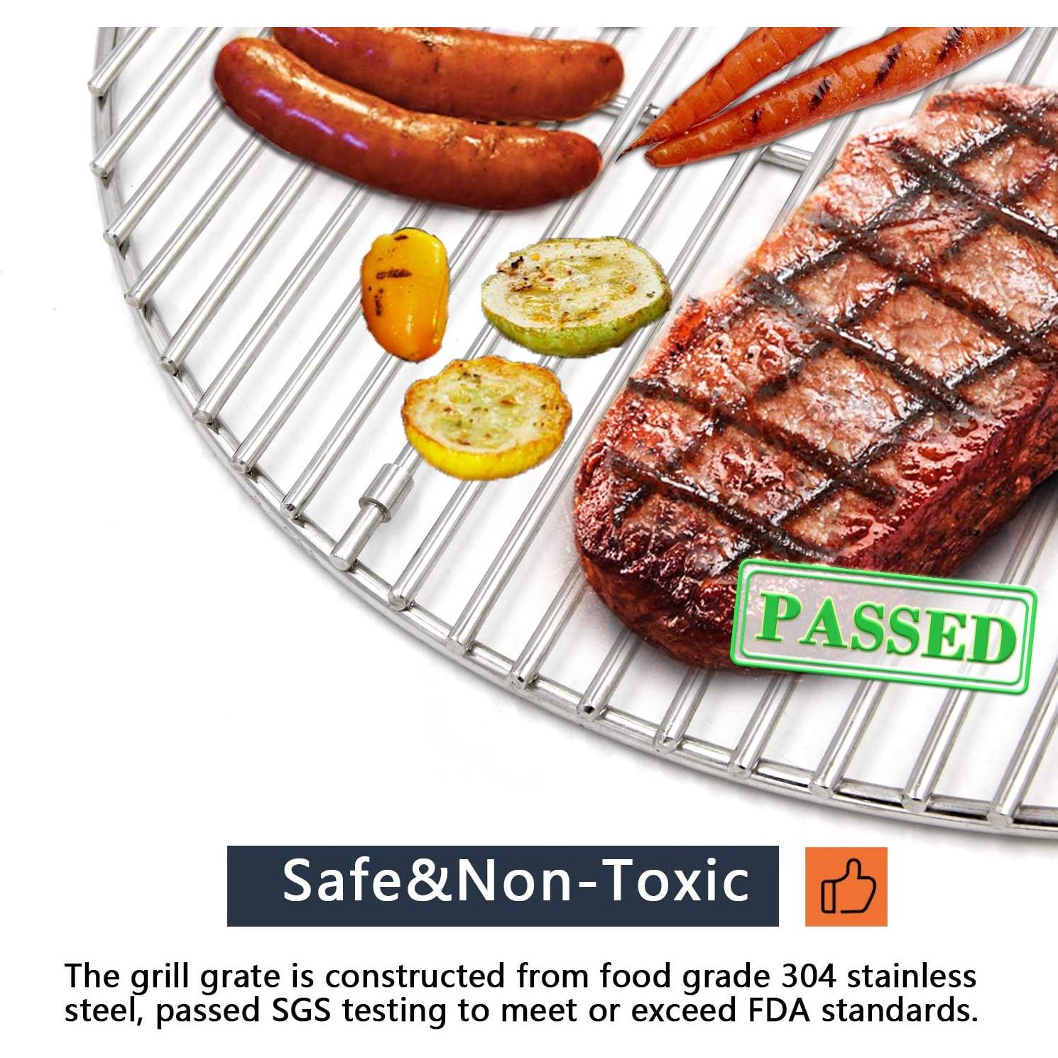 Rejilla de Cocción Redonda Hongso 46.99 cm Acero Inoxidable