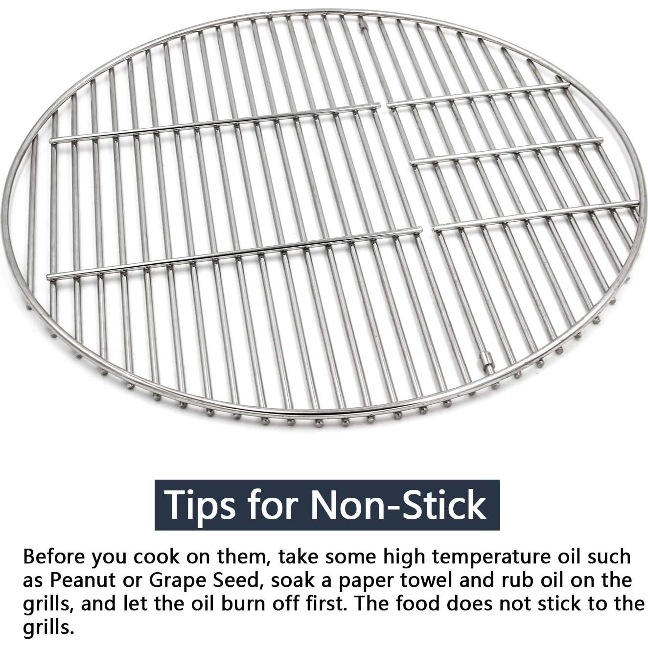 Rejilla de Cocción Redonda Hongso 46.99 cm Acero Inoxidable