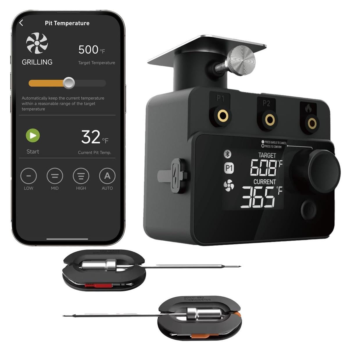 Termómetro de Parrilla Inalámbrico Aethiculin AE-FC01-01