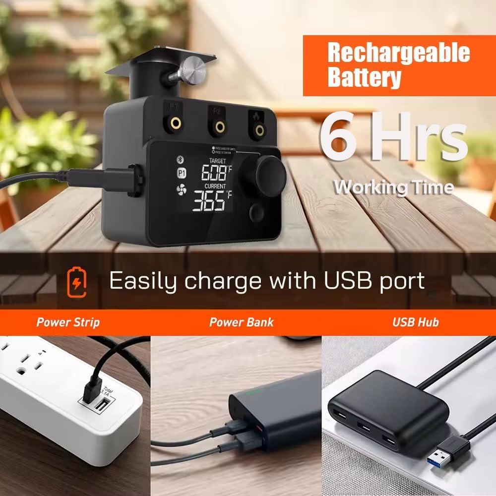 Termómetro de Parrilla Inalámbrico Aethiculin AE-FC01-01