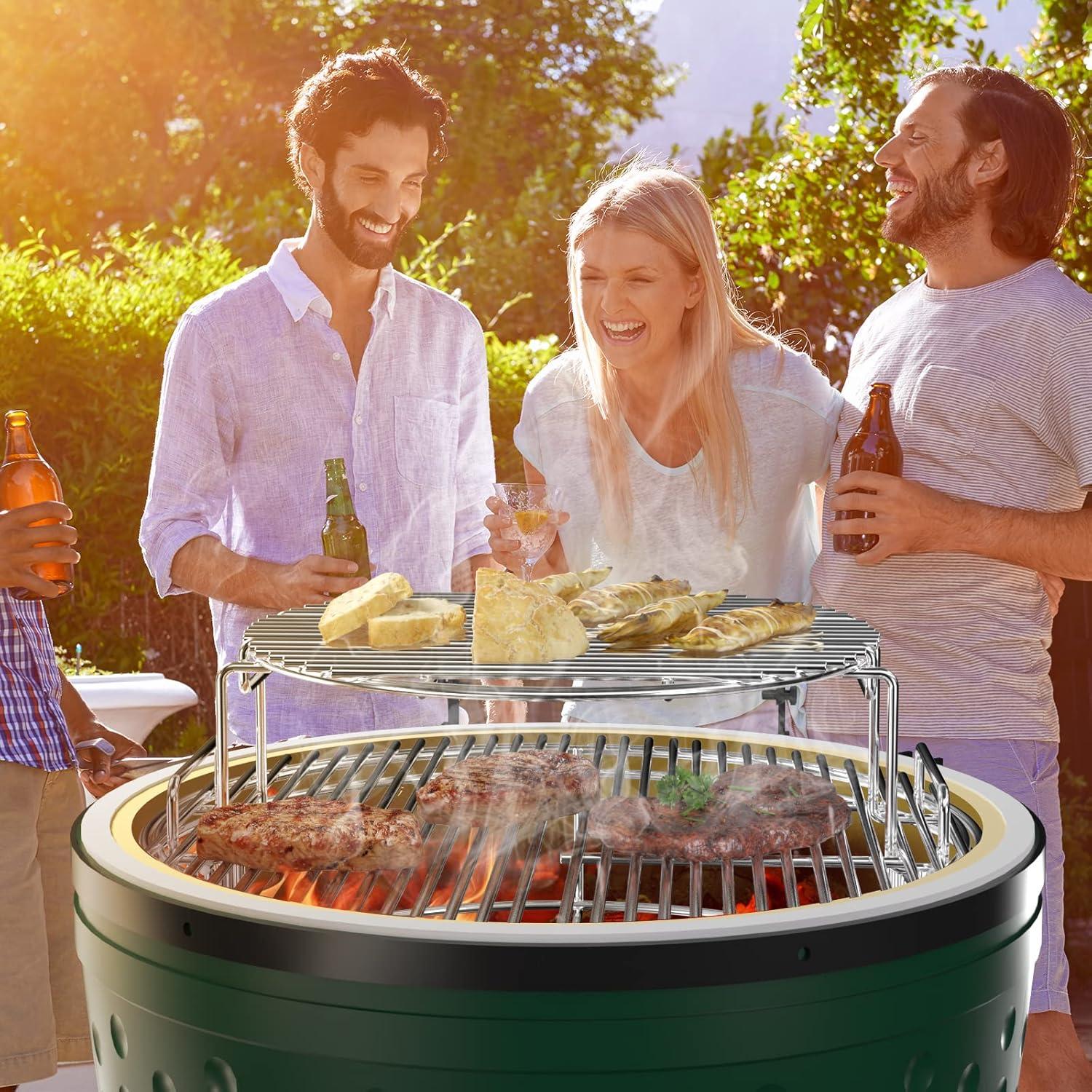 Sistema de Cocción 3 Niveles 5 Piezas Big Green Egg