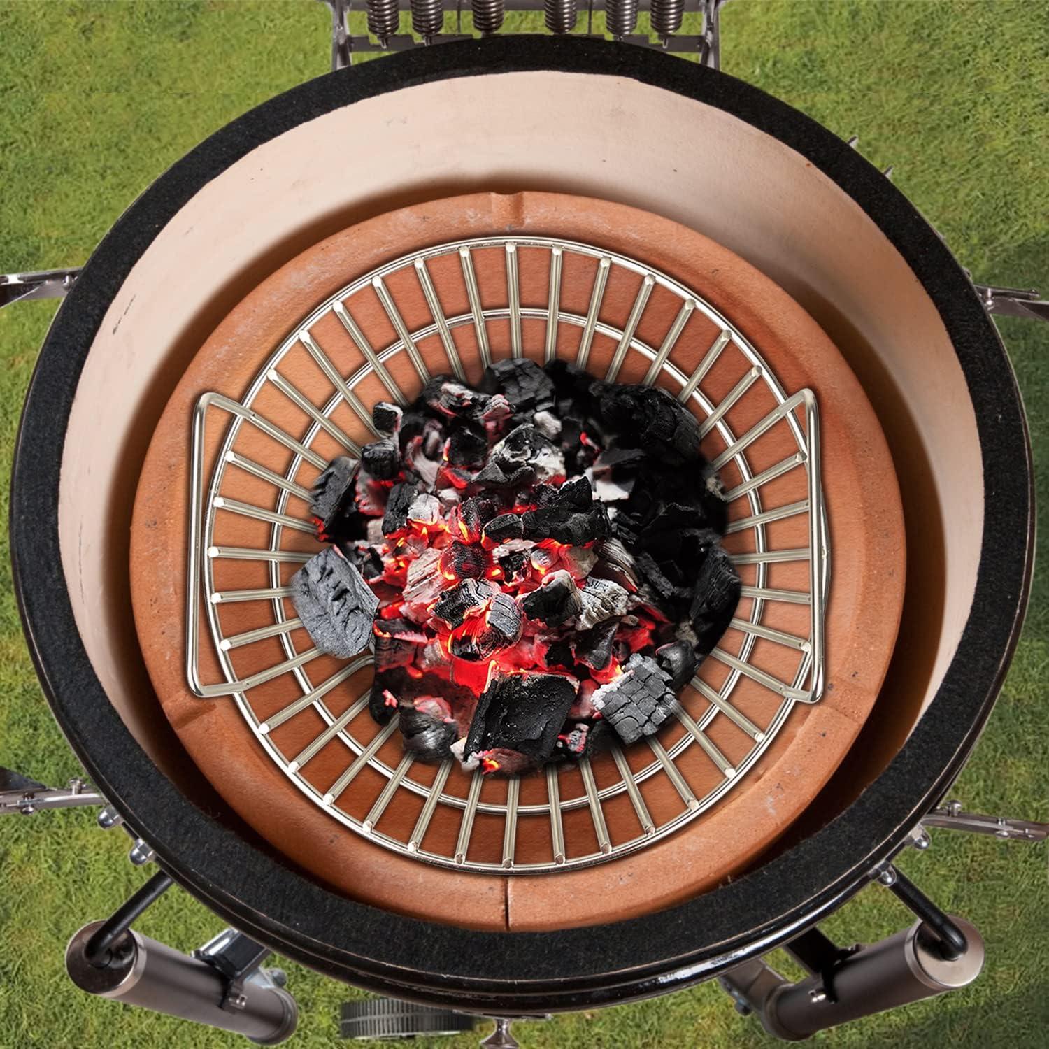 Cesta de Carbón Big Green Egg 34.8 cm Acero Inoxidable