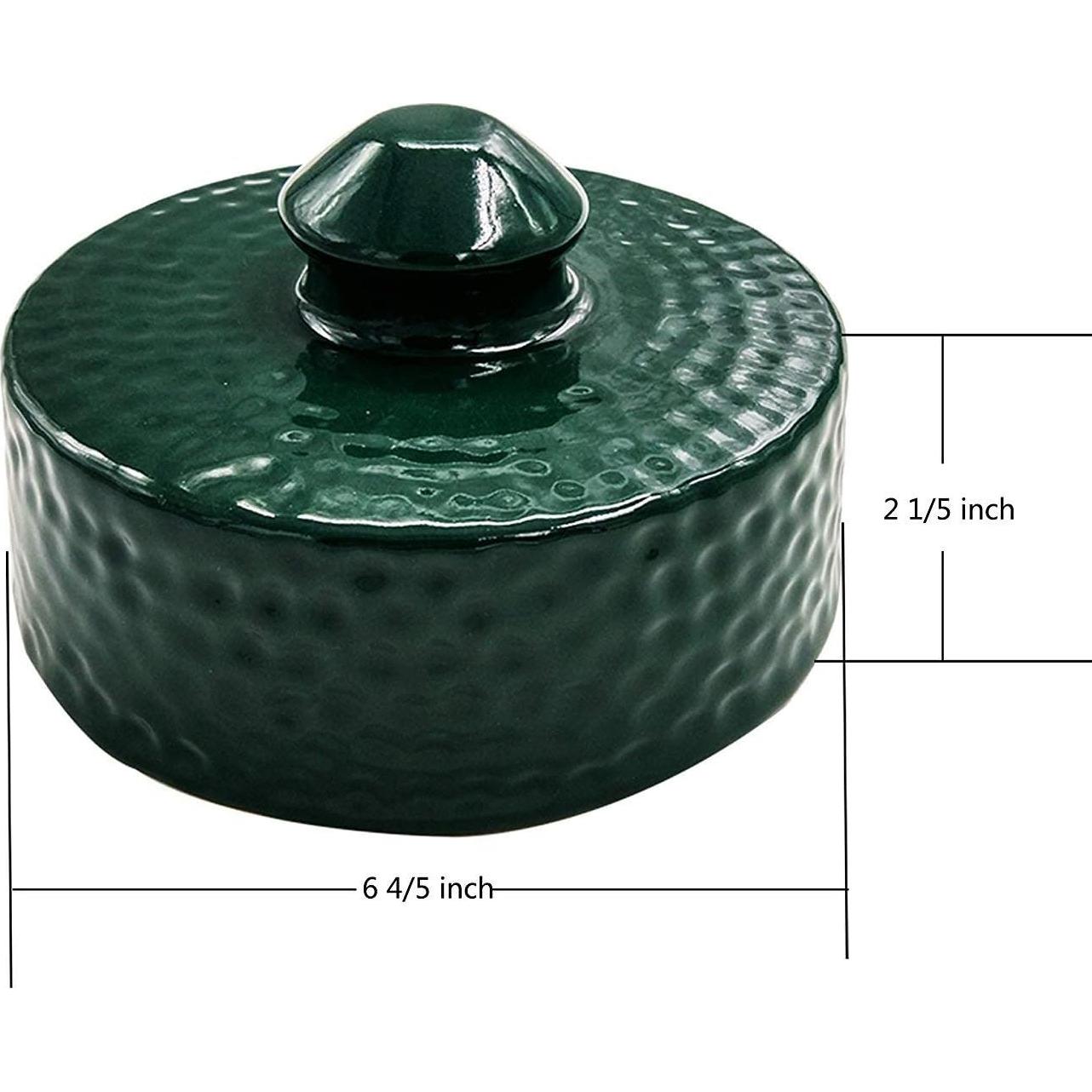 Tapa de Chimenea Dracarys Cerámica Verde para Parrilla Big Green Egg M/L/XL