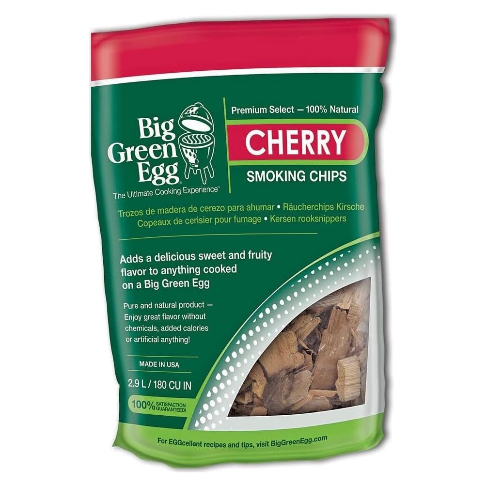 Chips de Madera de Cereza Big Green Egg 0.7kg Premium