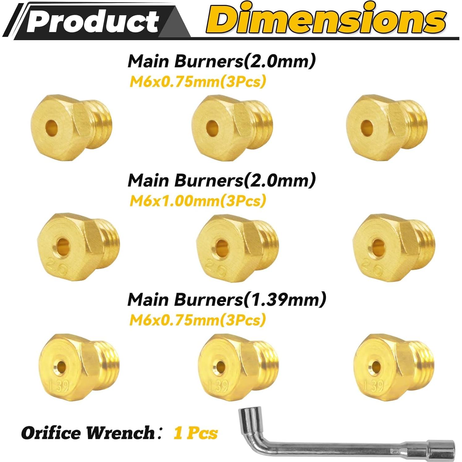 Kit de Conversión de Propano a Gas Natural 15FT Bghdas