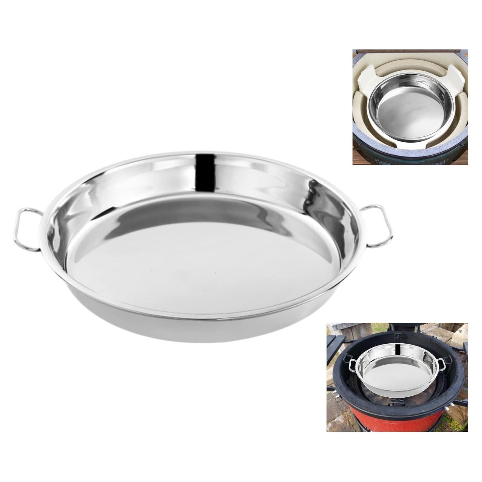 Bandeja de Goteo Acero Inoxidable 33 cm para Parrillas