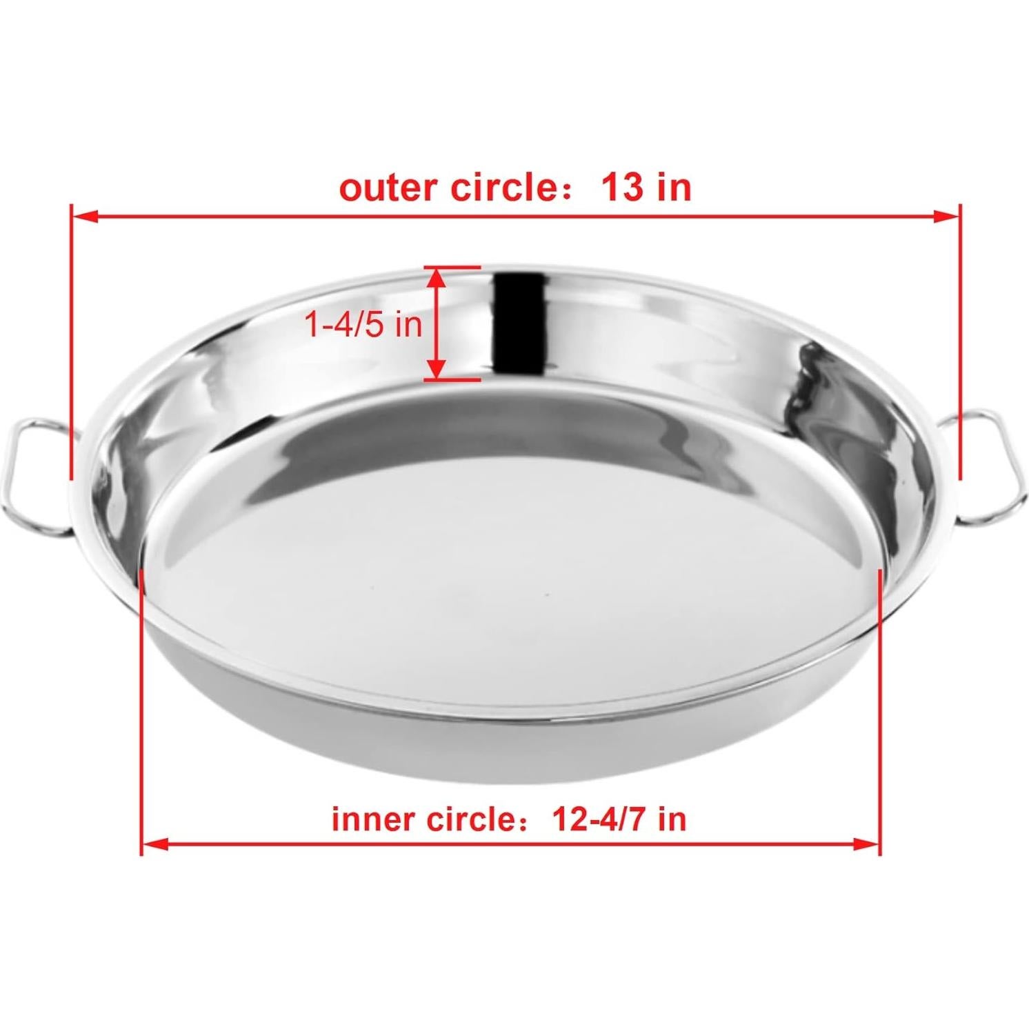 Bandeja de Goteo Acero Inoxidable 33 cm para Parrillas