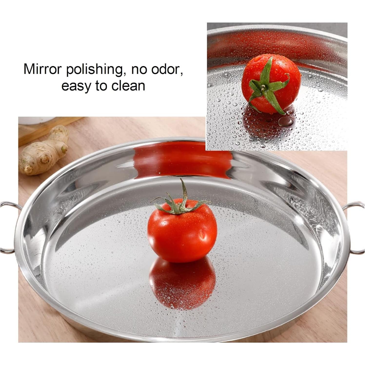 Bandeja de Goteo Acero Inoxidable 33 cm para Parrillas