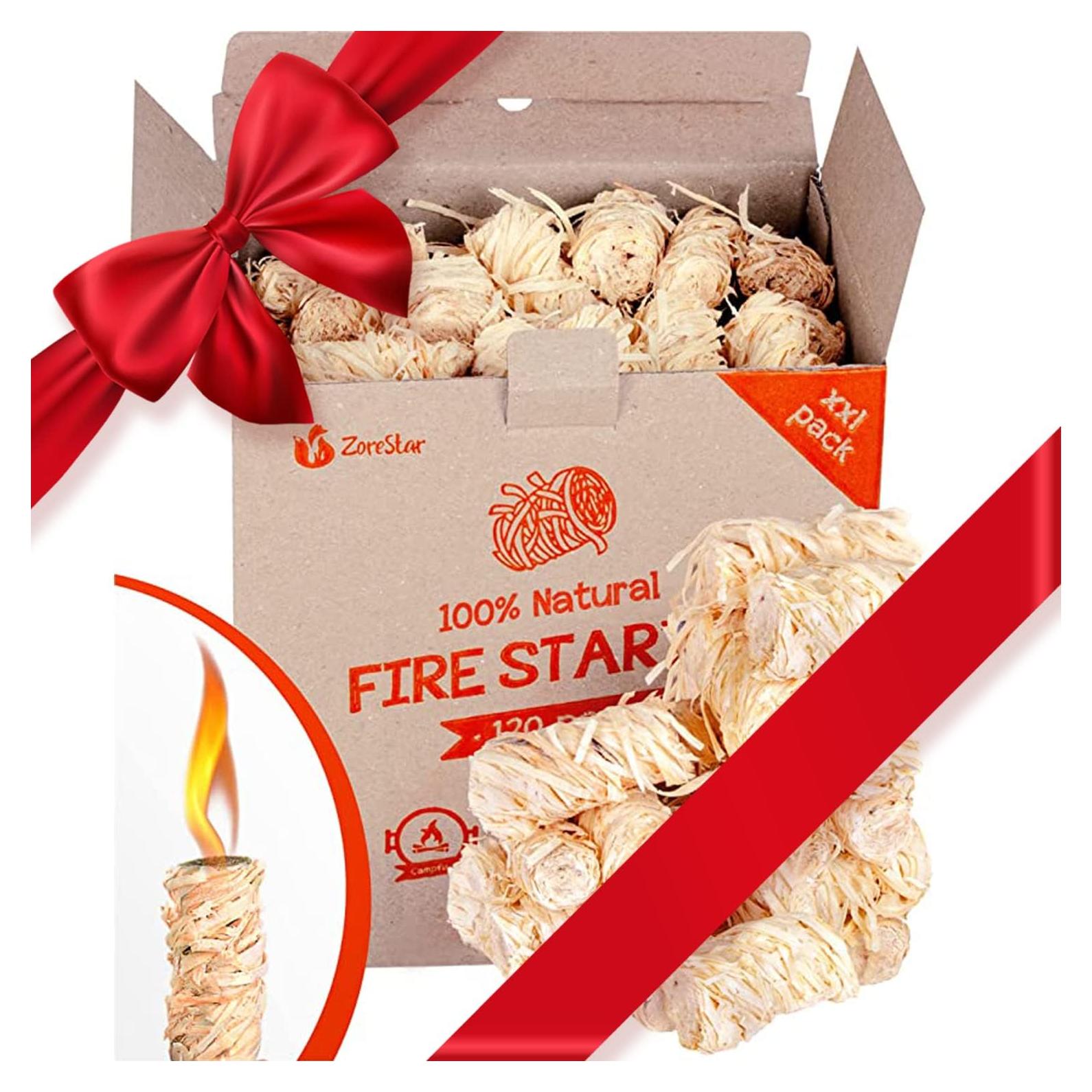 Encendedores XXL Zorestar 120 pcs - 100% Naturales e Impermeables