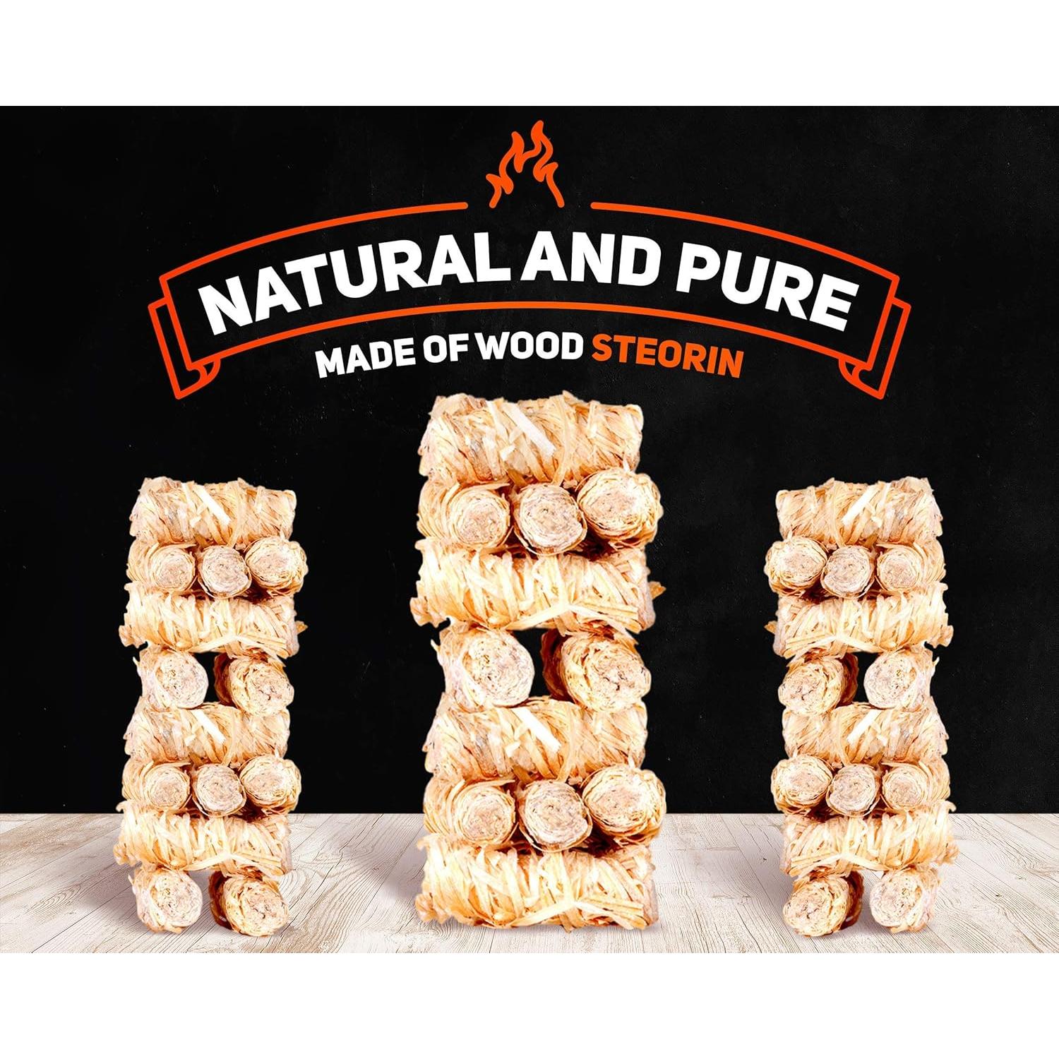 Encendedores XXL Zorestar 120 pcs - 100% Naturales e Impermeables