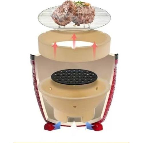 Rejilla Inferior de 16.5 cm Hierro Fundido Big Green Egg