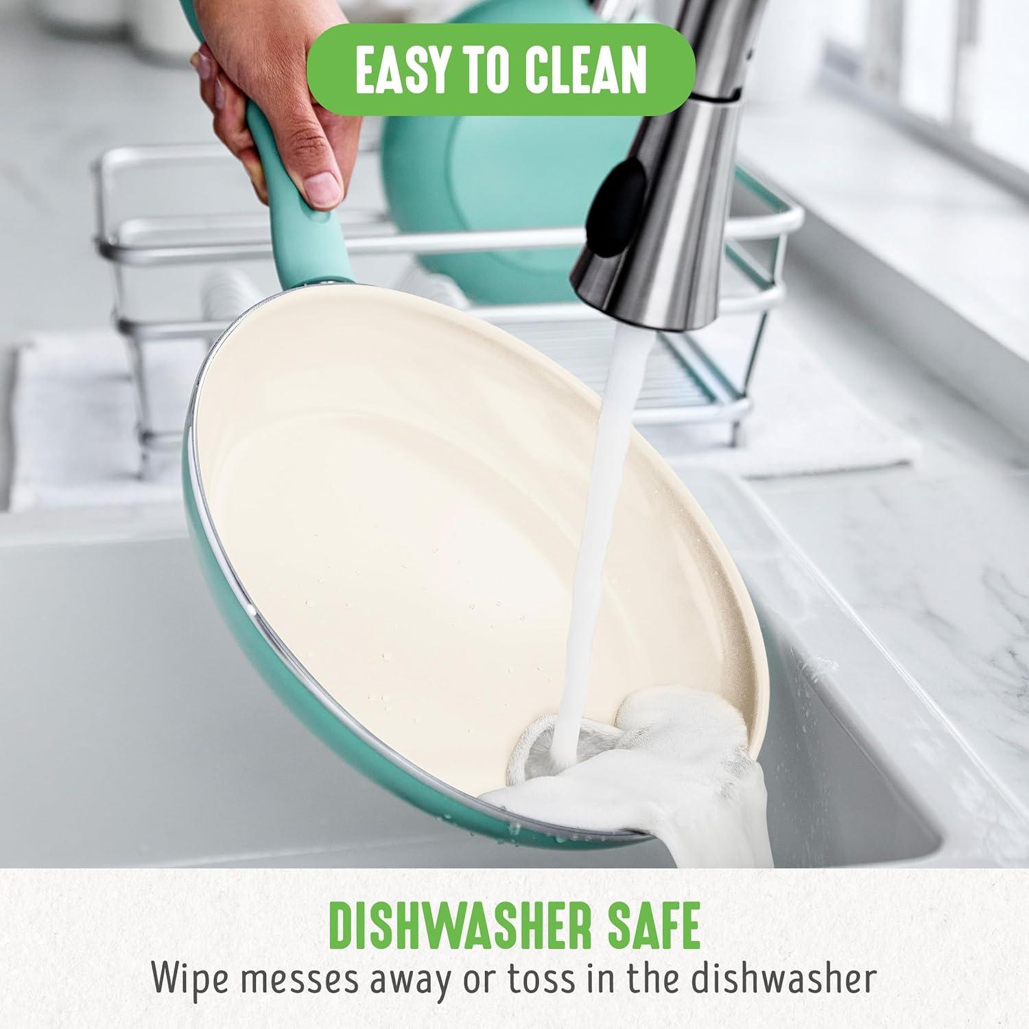 Juego de Sartenes Antiadherentes GreenLife Soft Grip 7" y 10"