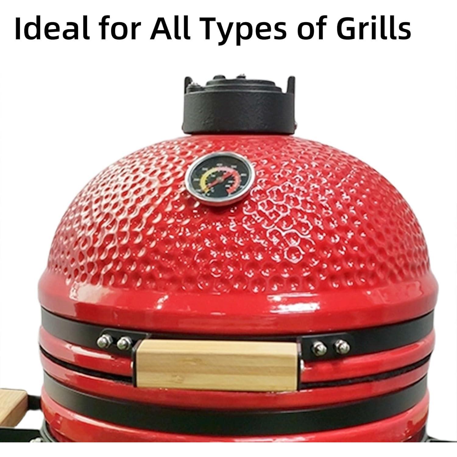 Termómetro de Reemplazo FAQQ para Parrillas Big Green Egg - Preciso y Duradero