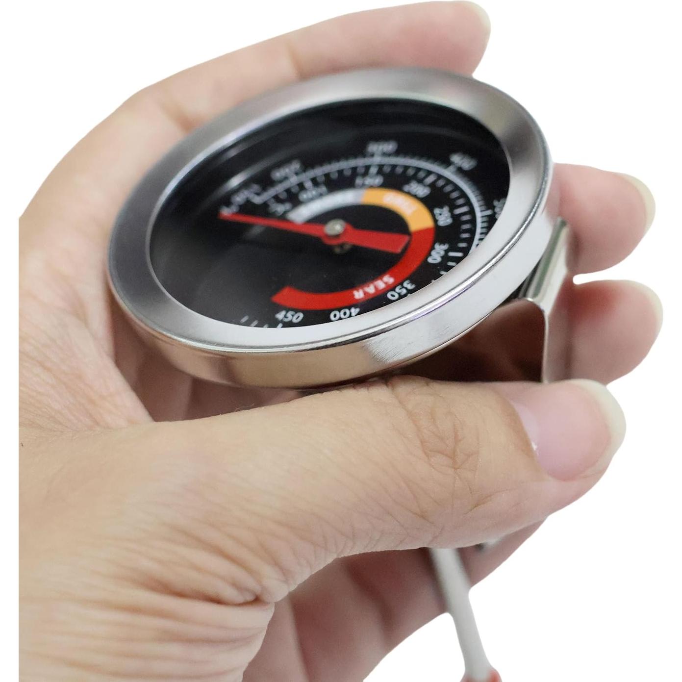 Termómetro de Reemplazo FAQQ para Parrillas Big Green Egg - Preciso y Duradero