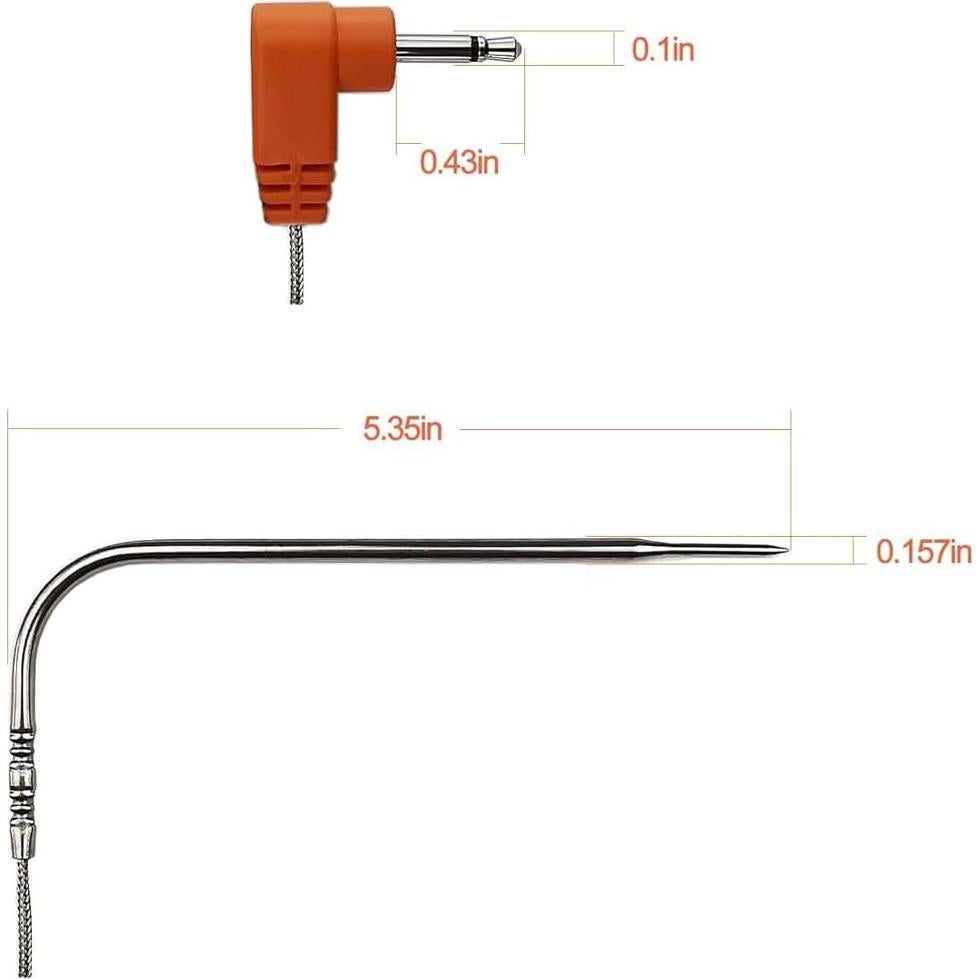 Sonda de Termómetro de Carne BBQ Riida 2-Pack 101.6 cm