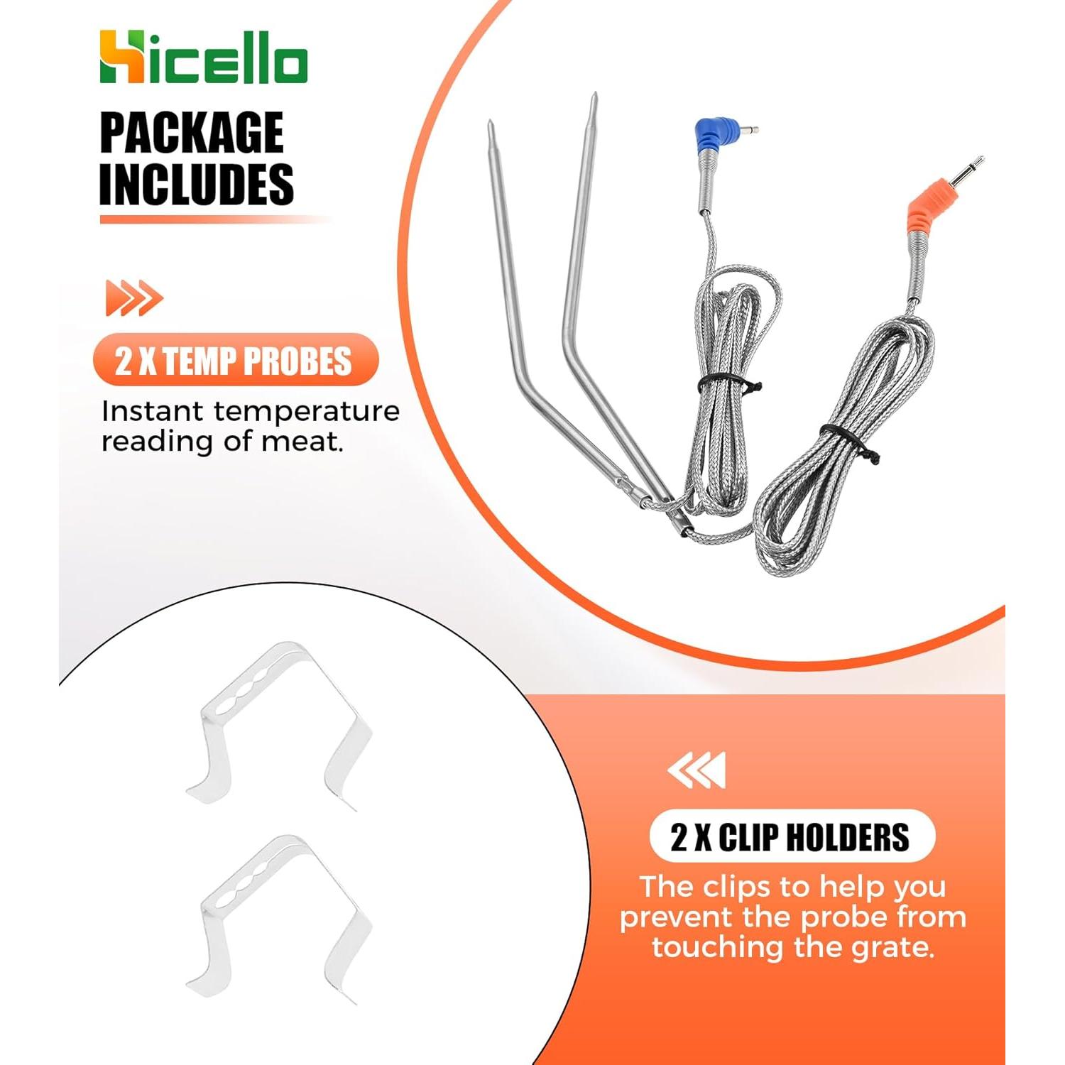 Puntas de Termómetro de Carne Thermopro - Acero Inoxidable - 2 Unidades