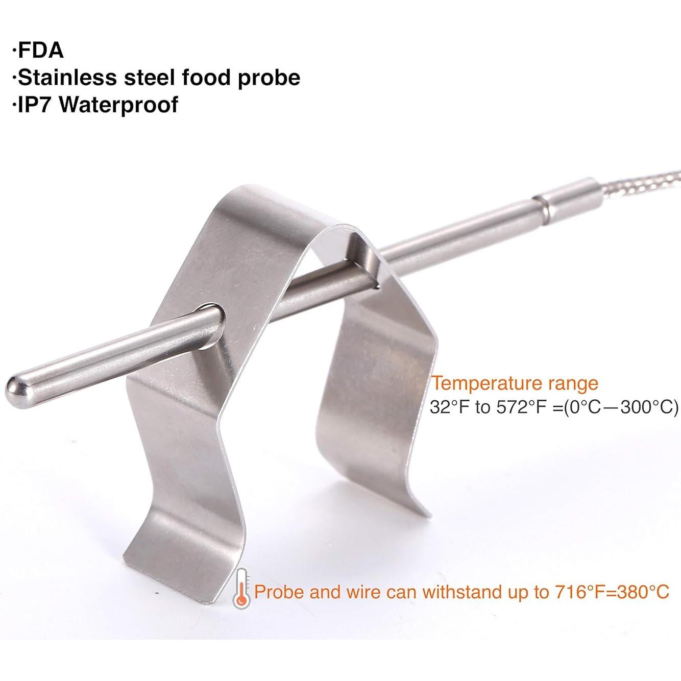 Sonda de Reemplazo Thermpro Mejorada para TP08S TP20 TP25