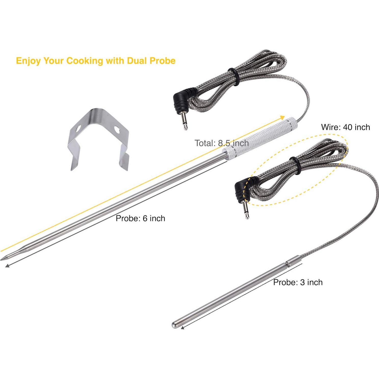 Sonda de Reemplazo Thermpro Mejorada para TP08S TP20 TP25