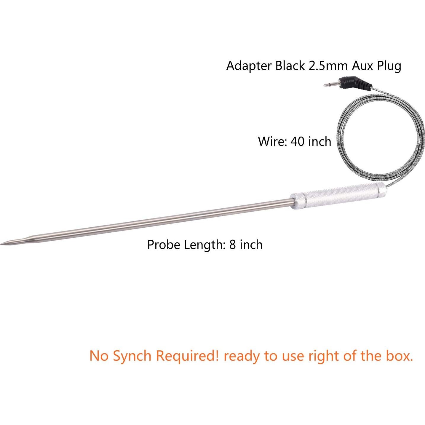 Sonda de Temperatura 2.5mm Thermopro TP20 TP25 TP17