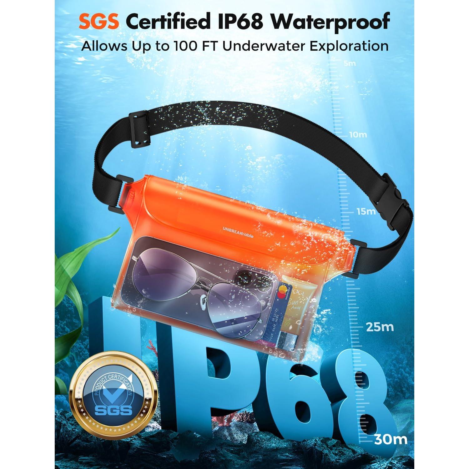 Funda Impermeable UNBREAKcable para Teléfono 24.89 cm