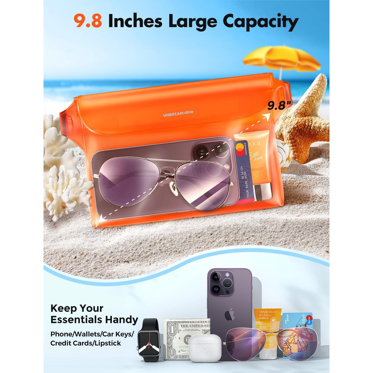 Funda Impermeable UNBREAKcable para Teléfono 24.89 cm