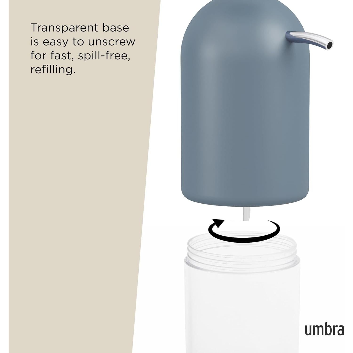 Dispensador de Jabón Umbra Touch Azul Pizarra 236 mL