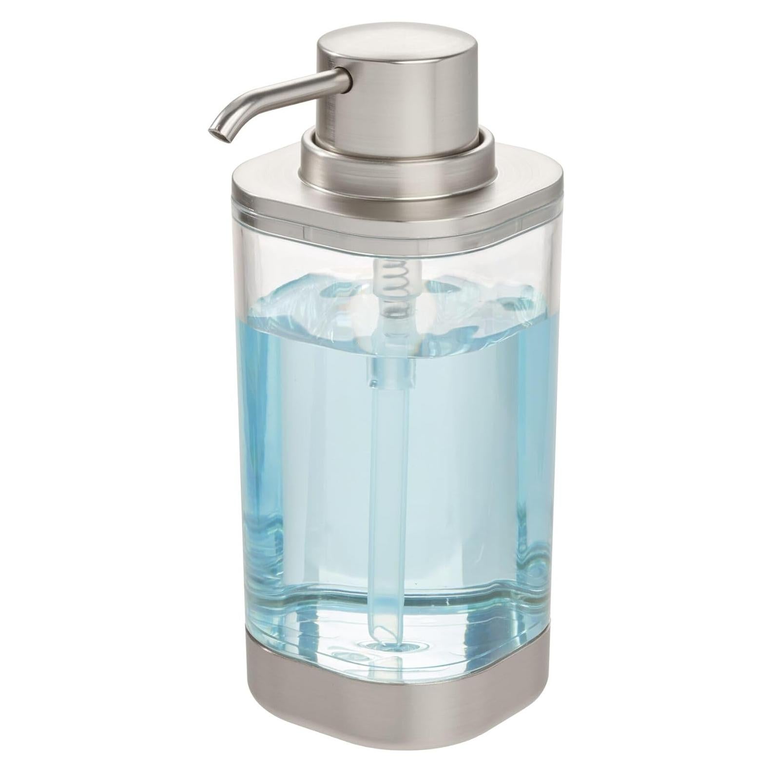 Dispensador de Jabón Líquido iDesign 17.5cm Acero Inoxidable