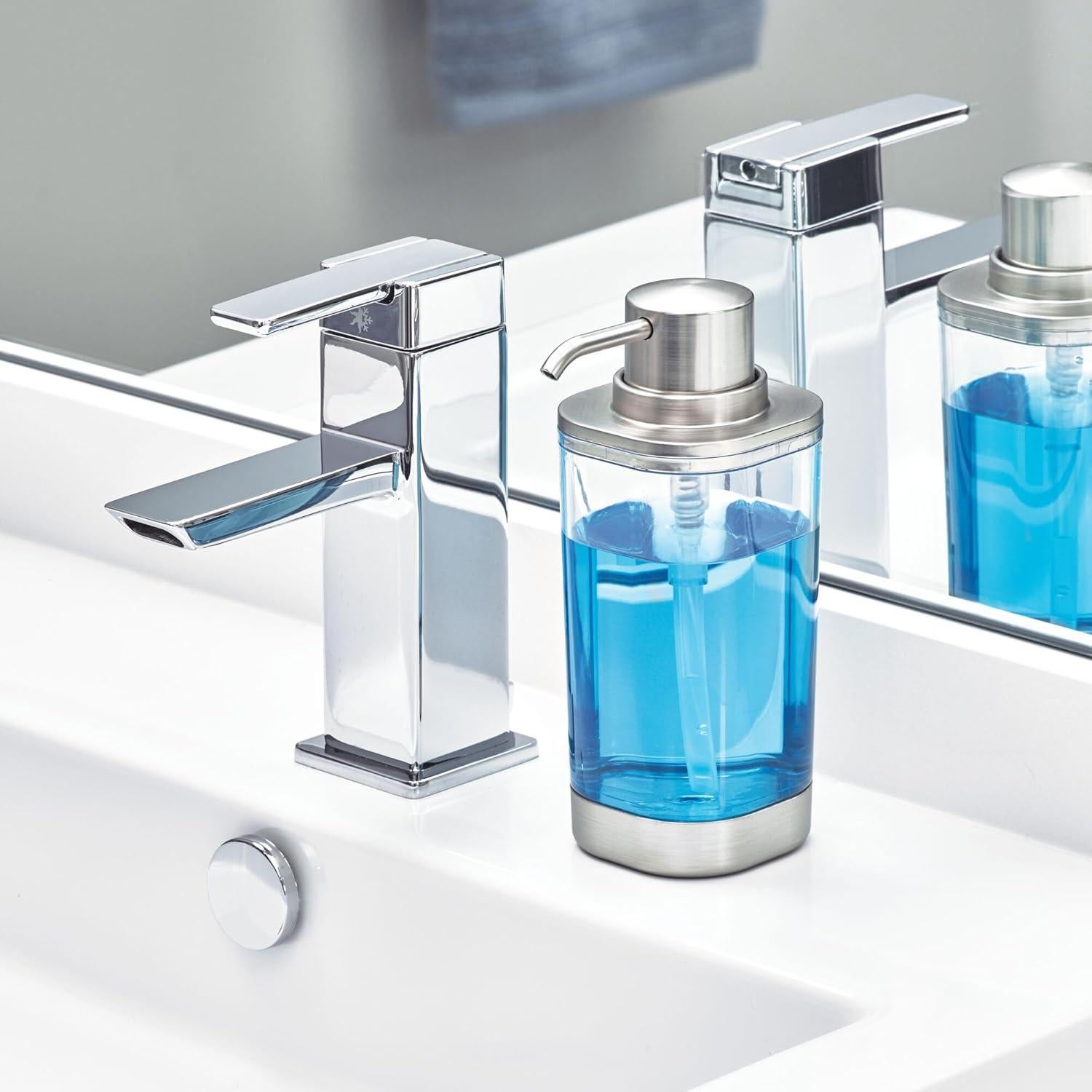 Dispensador de Jabón Líquido iDesign 17.5cm Acero Inoxidable