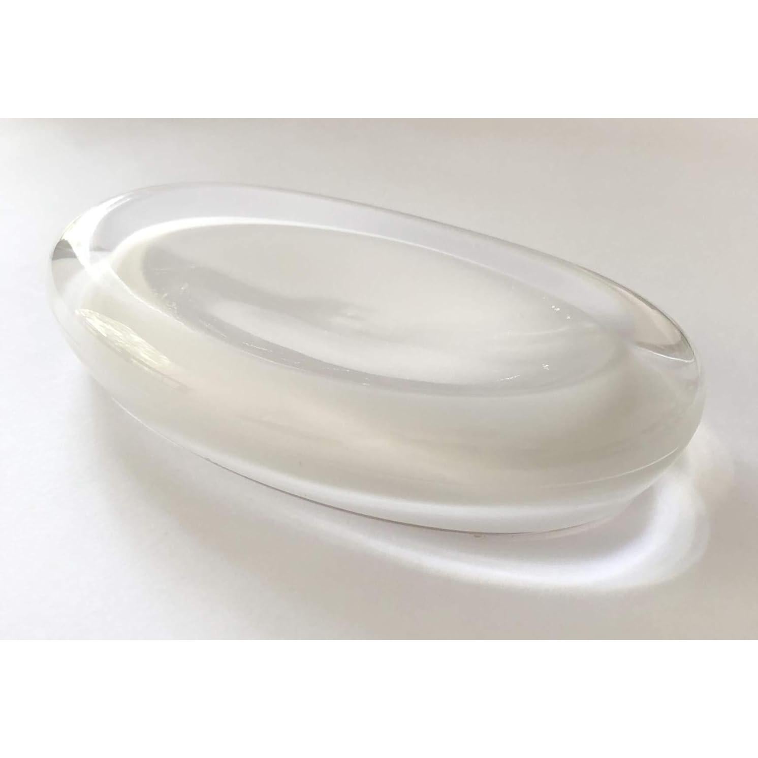 Plato de Jabón Umbra Gloss Blanco Acrílico Ovalado 15x10 cm