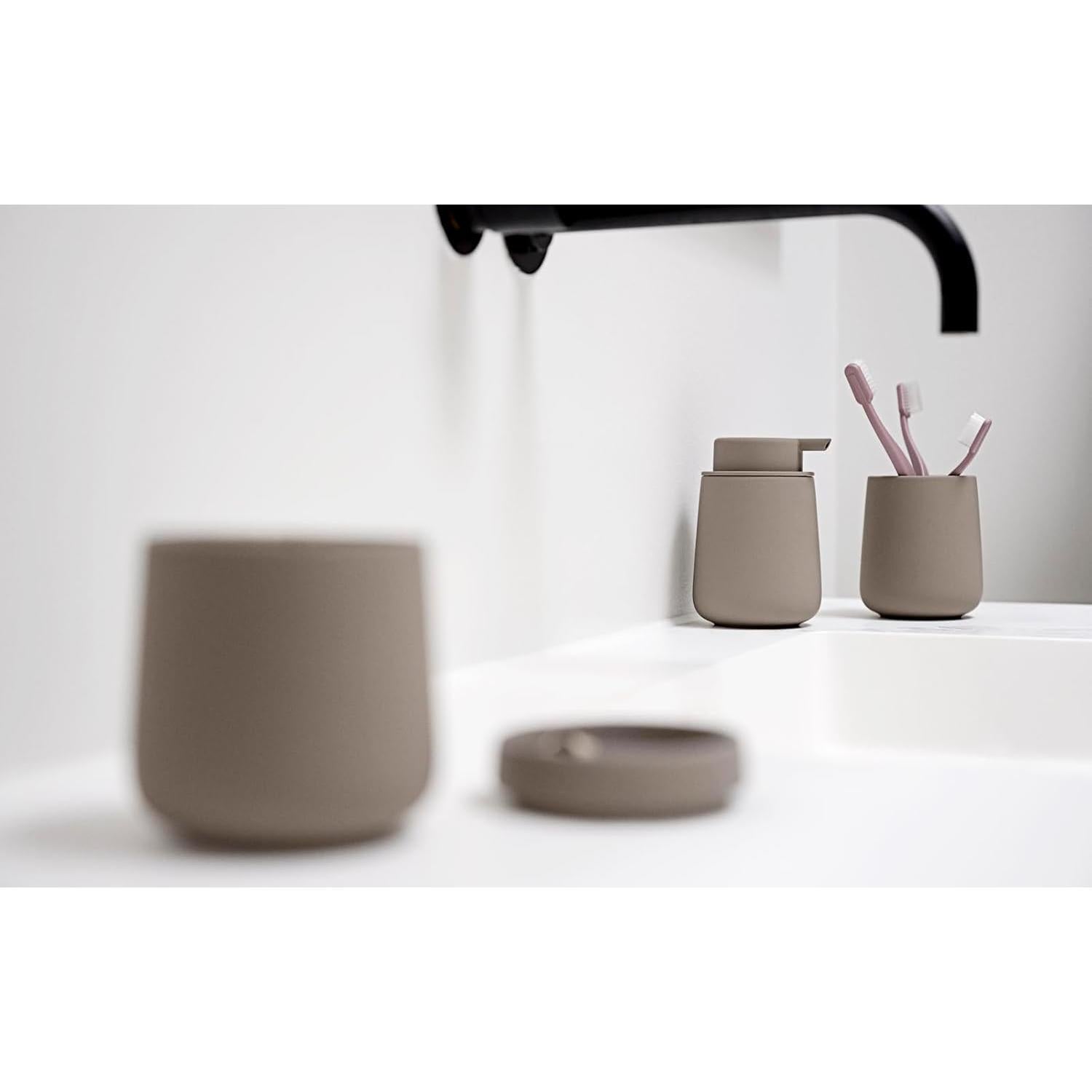 Dispensador de Jabón Zone Denmark UME Taupe 0.25L