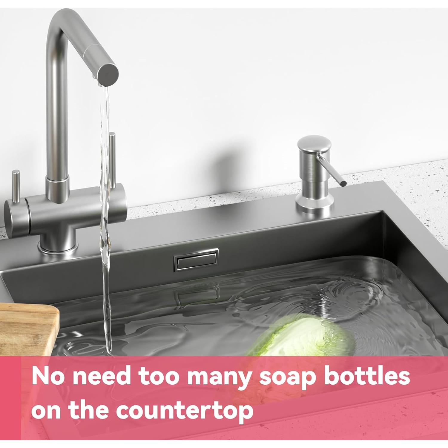 Dispensador de Jabón OHiHi para Fregadero con Tubo 119.38 cm