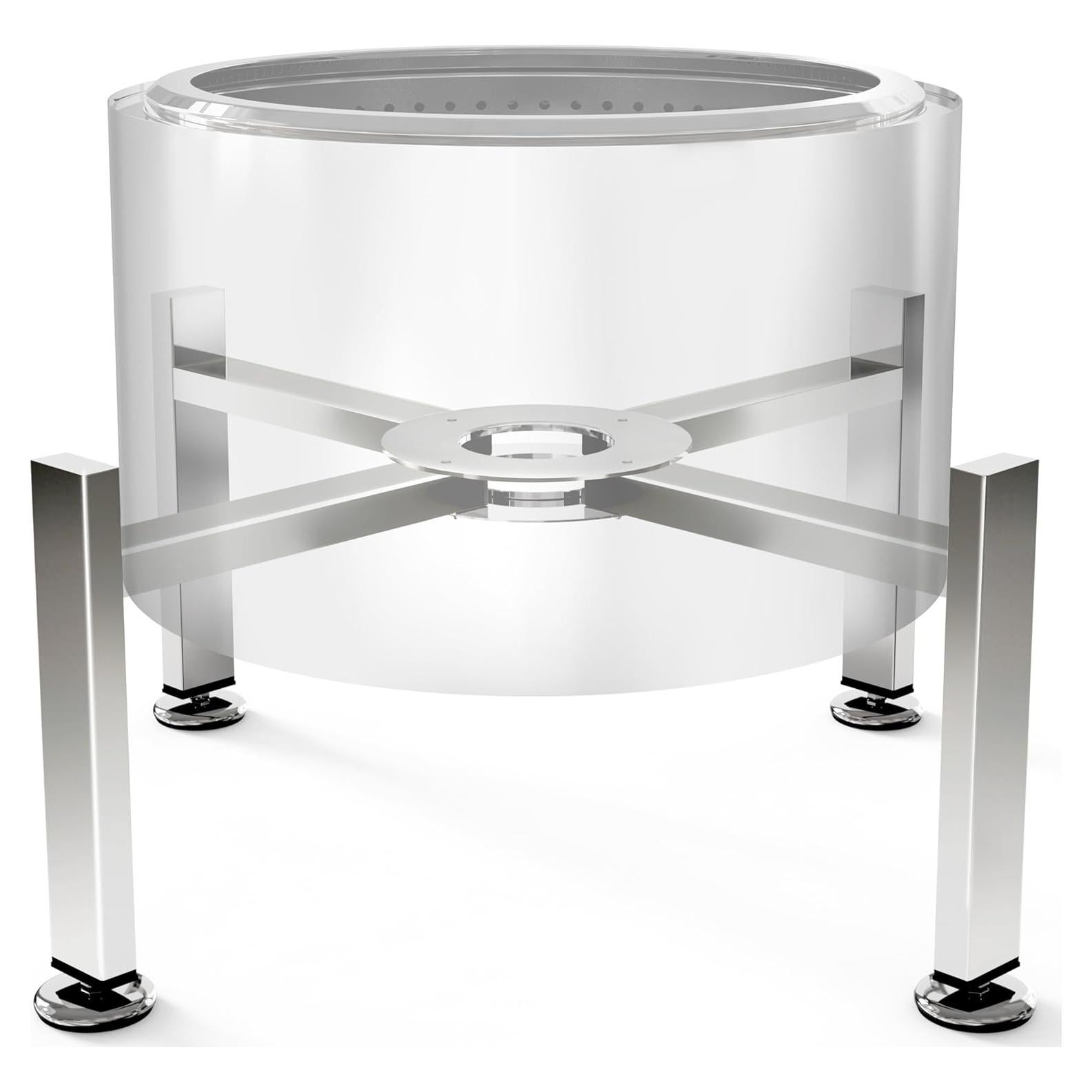 Soporte Ajustable YEFU para Fogata 48.3-68.6 cm Acero Inoxidable