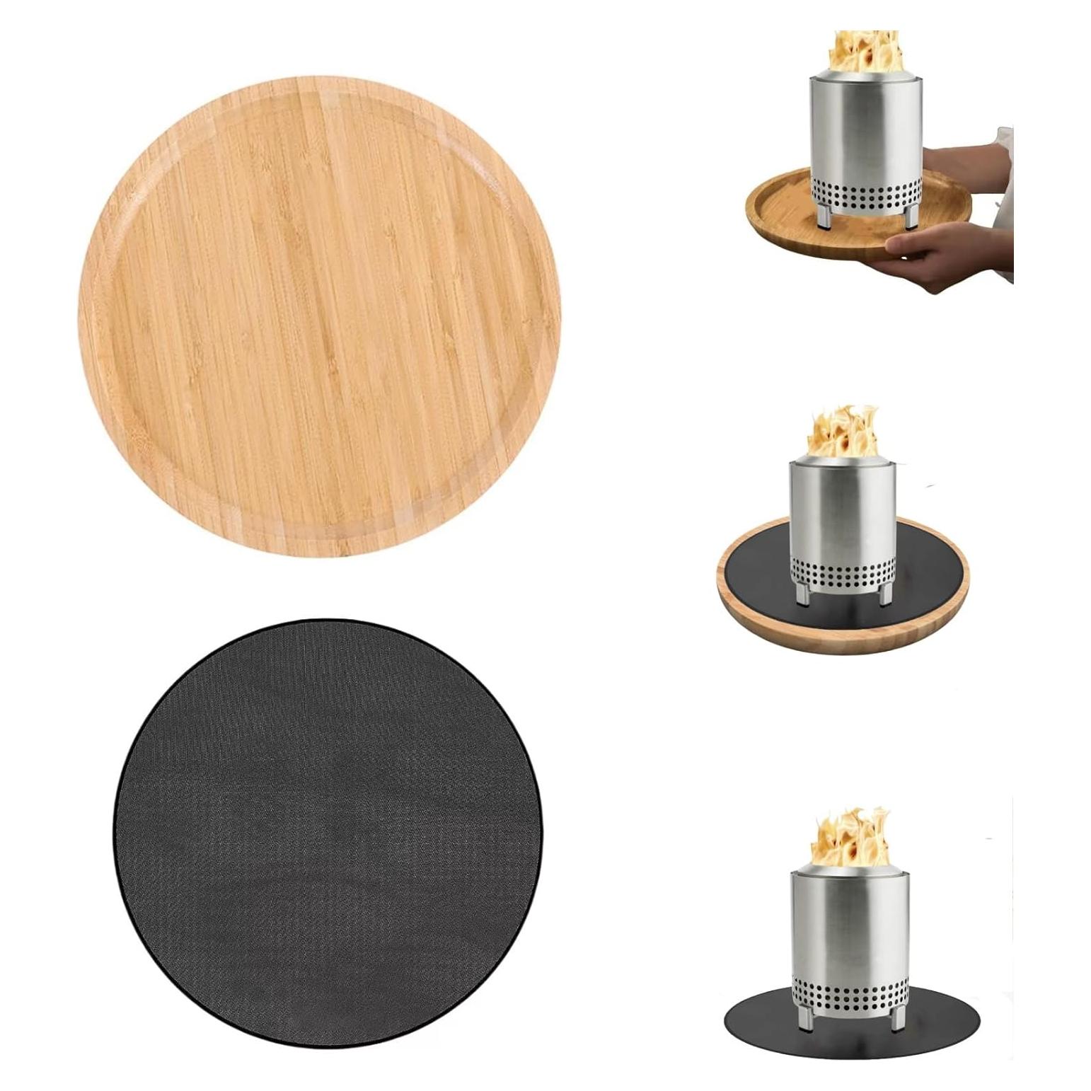 Tapete y bandeja para fogata PNLLDDCN 10" - Protección y estilo