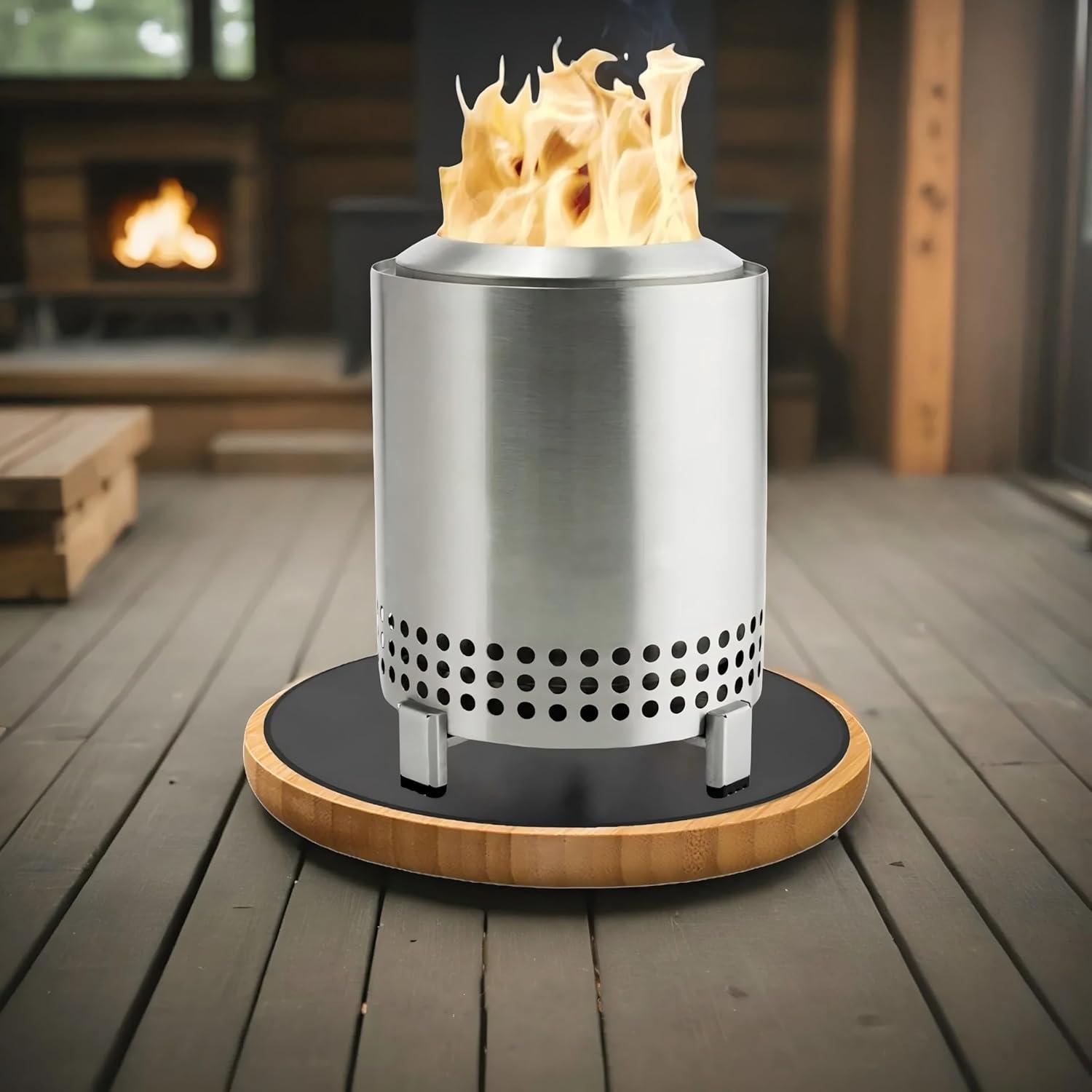 Tapete y bandeja para fogata PNLLDDCN 10" - Protección y estilo