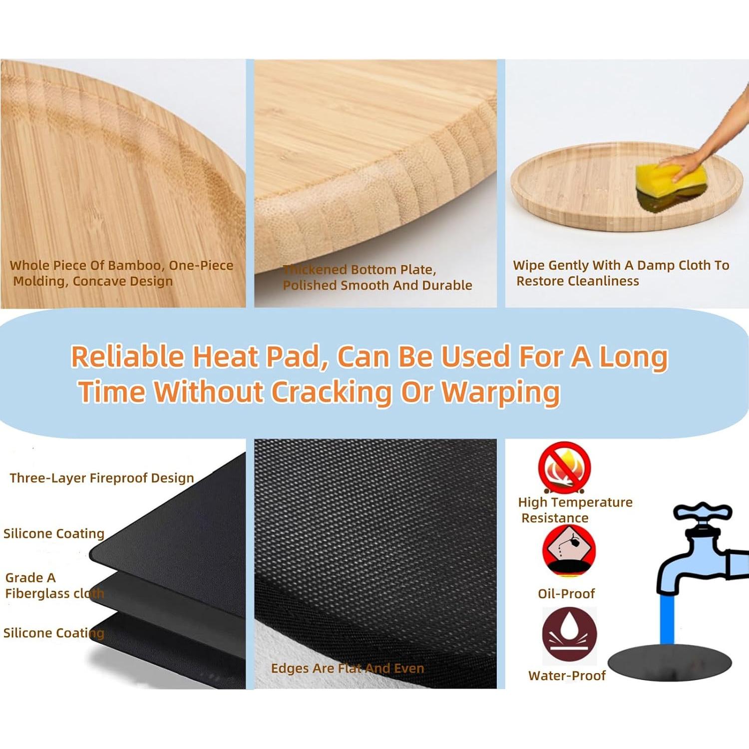 Tapete y bandeja para fogata PNLLDDCN 10" - Protección y estilo