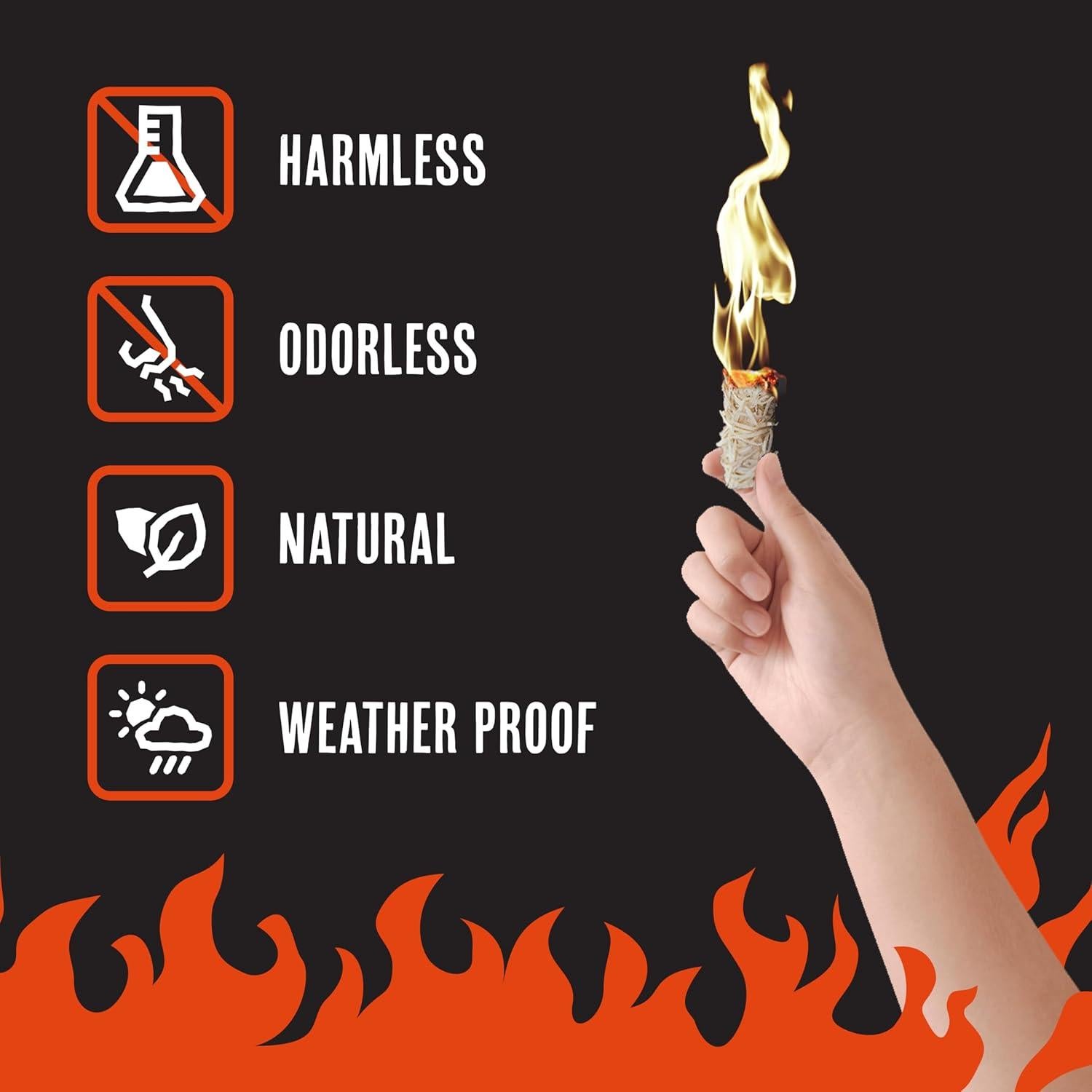 Encendedor Ecológico Grill Trade - 100 Piezas para BBQ y Fogatas