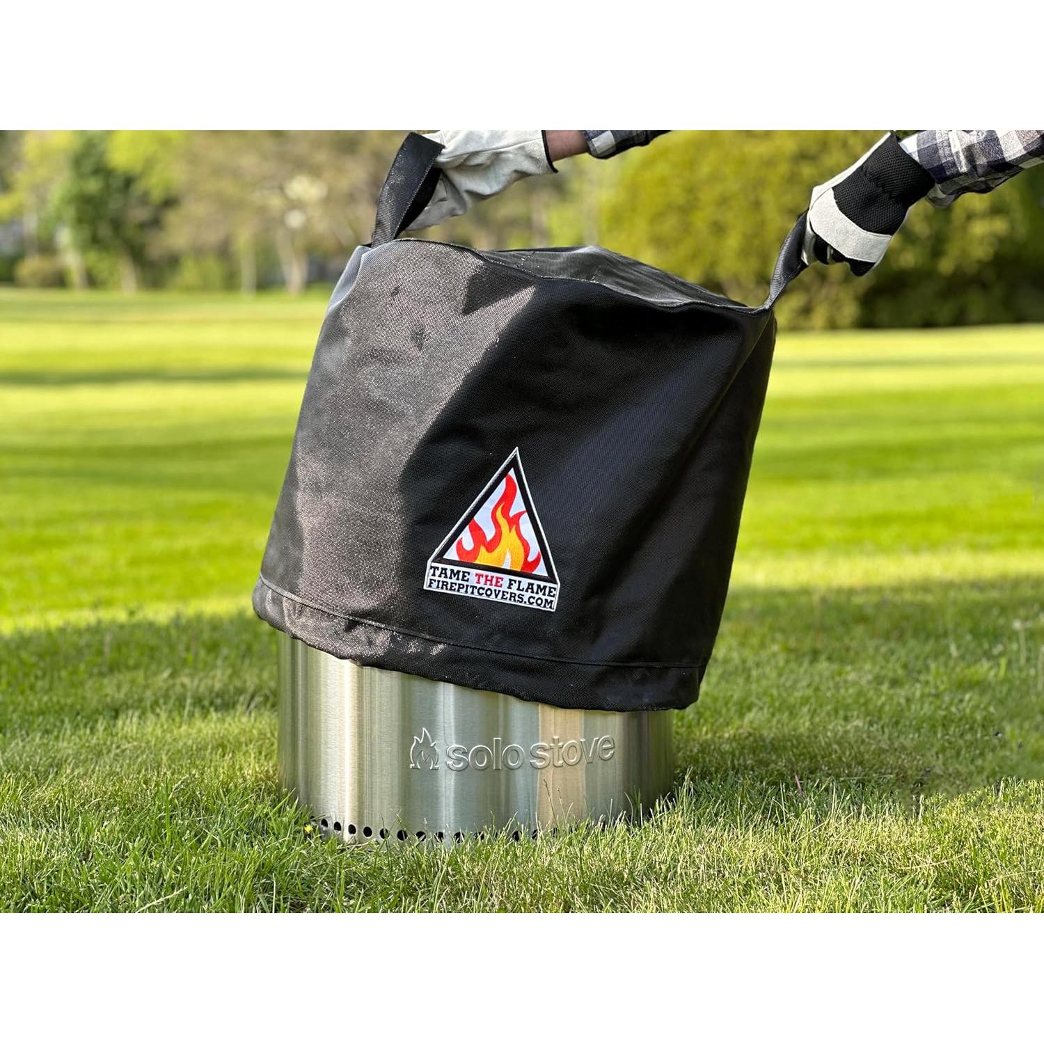 Cubierta Redonda para Fogata Domina la Llama 55.88cm Resistente al Fuego