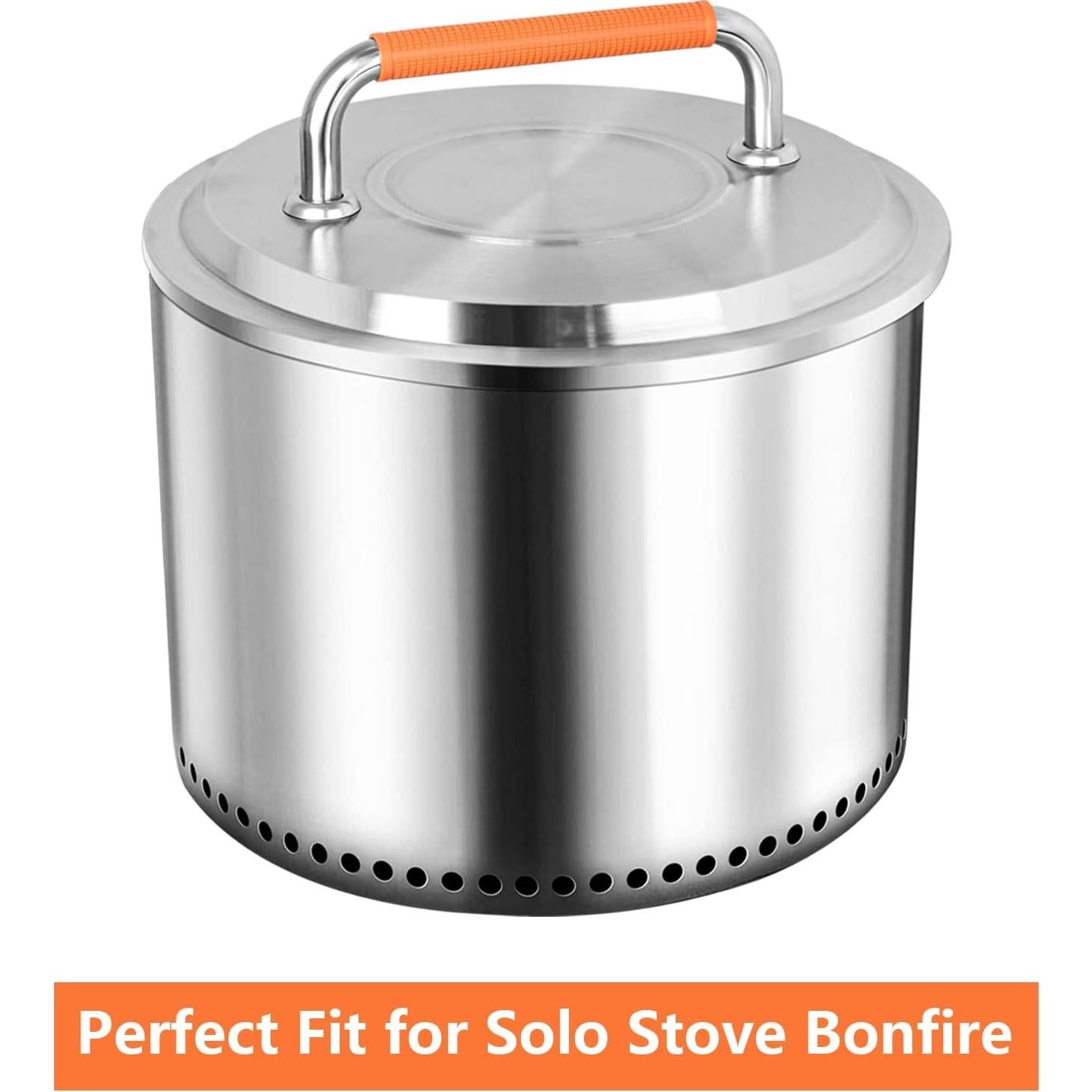 Tapa de fogata Burly Grill 20" de acero inoxidable 304