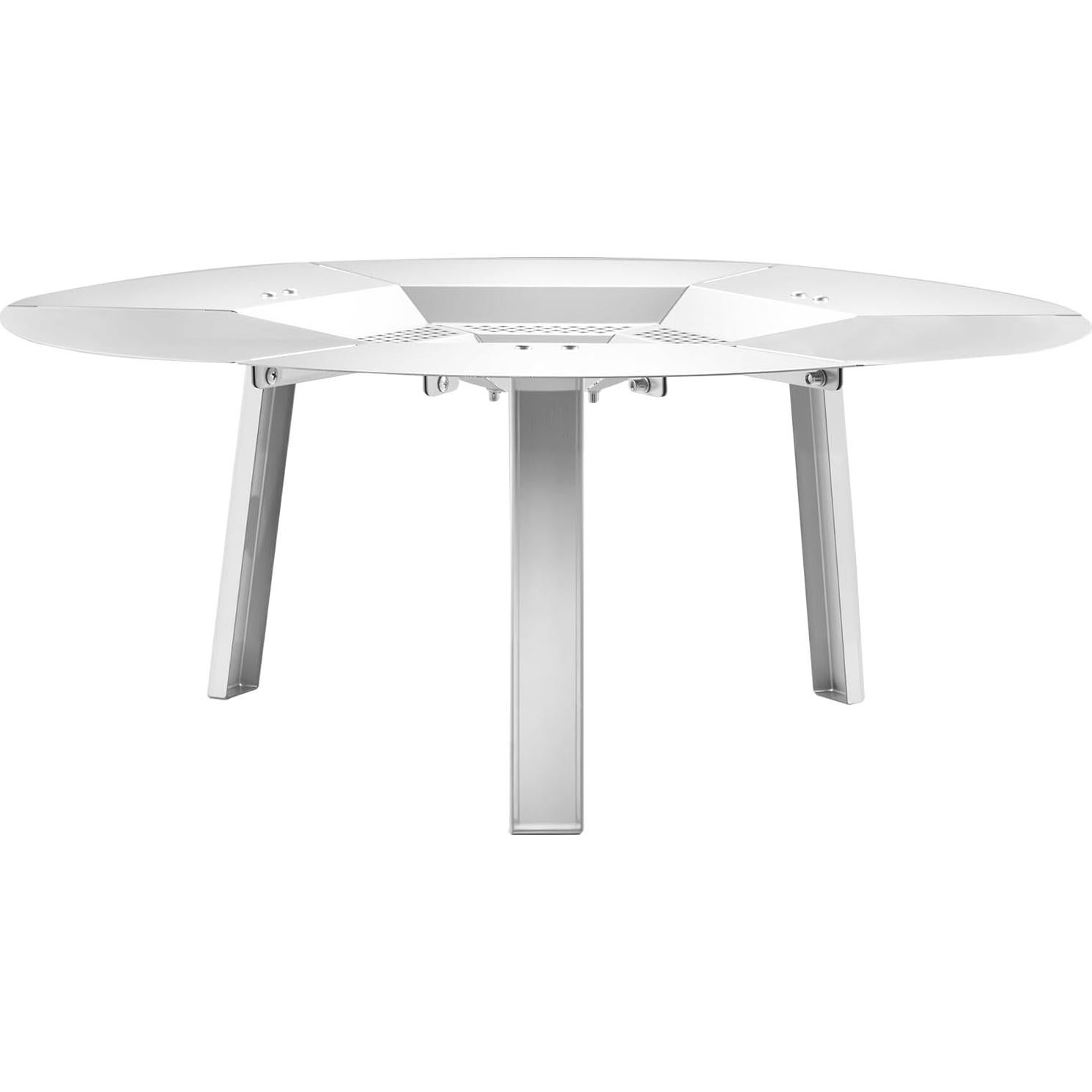 Deflector de Calor VEVOR para Fogata Yukon 63.5cm Acero Inoxidable