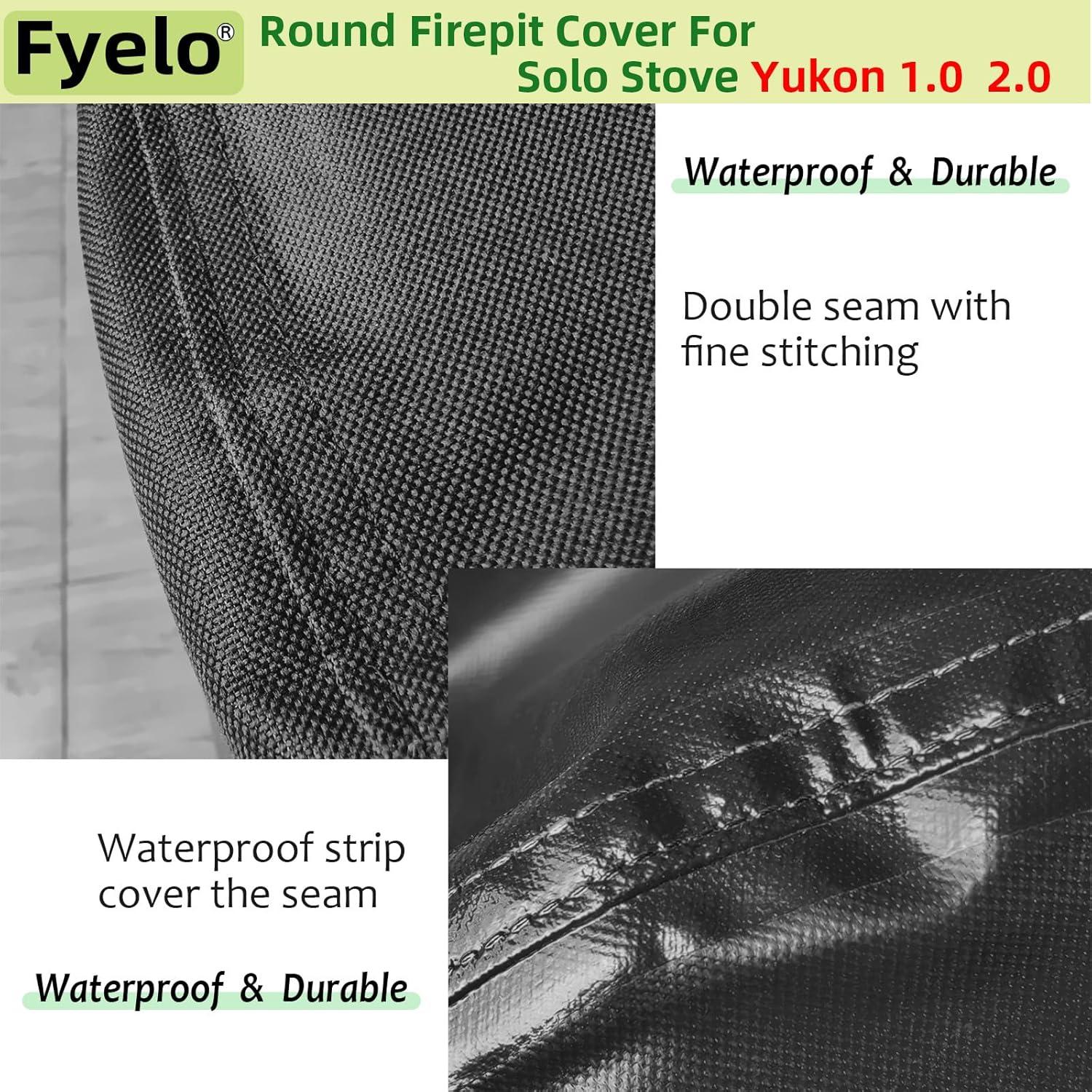 Cubierta impermeable para fogata Fyelo Yukon 28" redonda