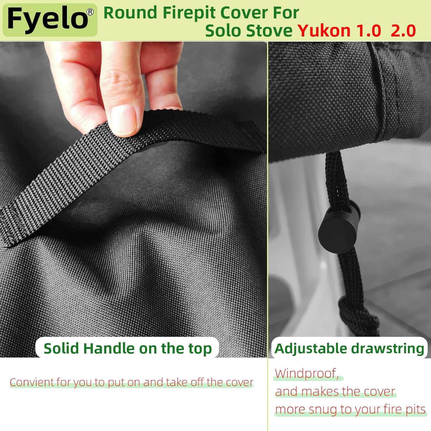 Cubierta impermeable para fogata Fyelo Yukon 28" redonda